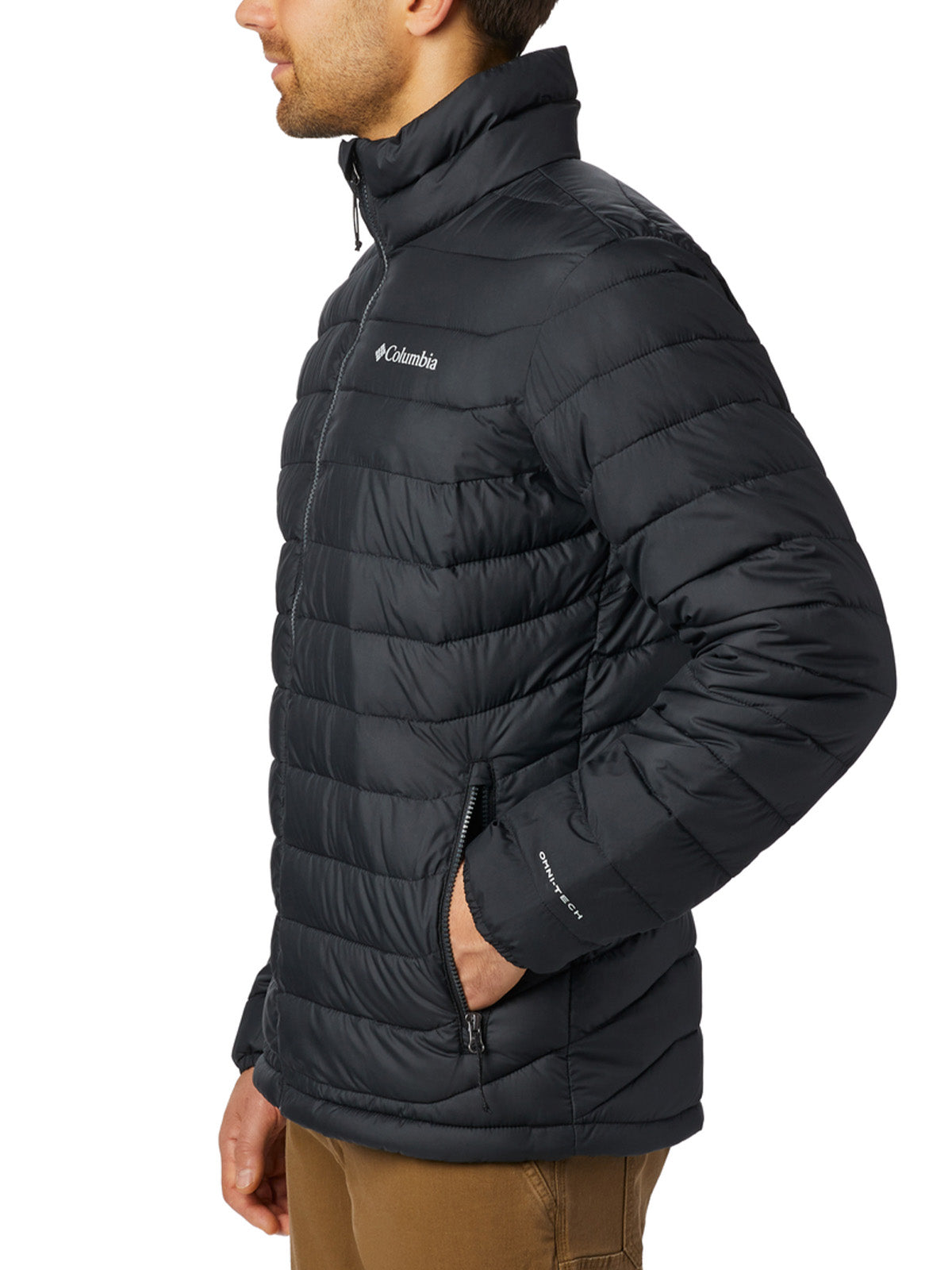 Parka Hombre Powder Lite Negro Columbia