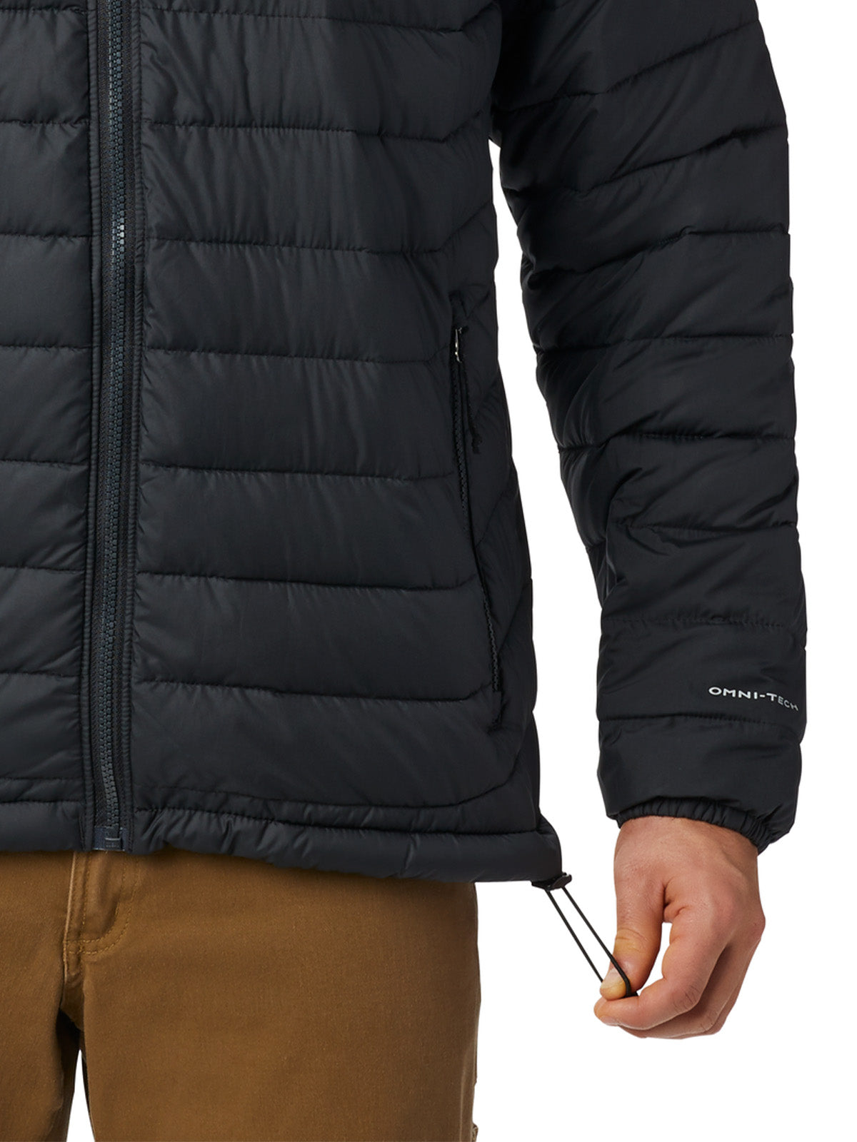 Parka Hombre Powder Lite Negro Columbia