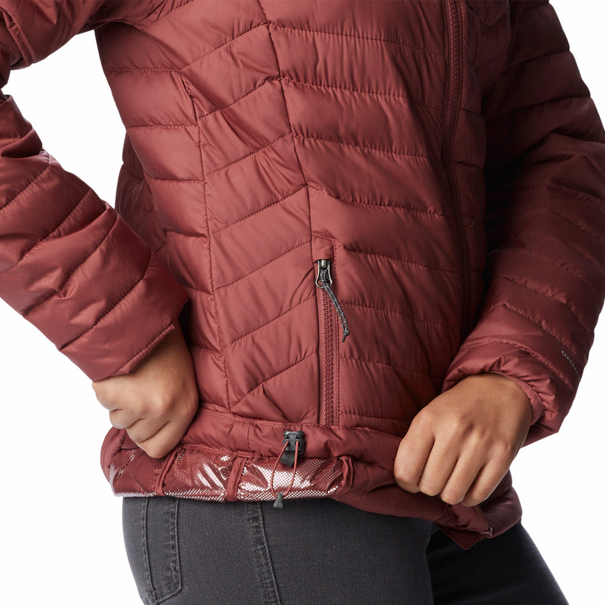 Parka Mujer Powder Lite Rojo Columbia