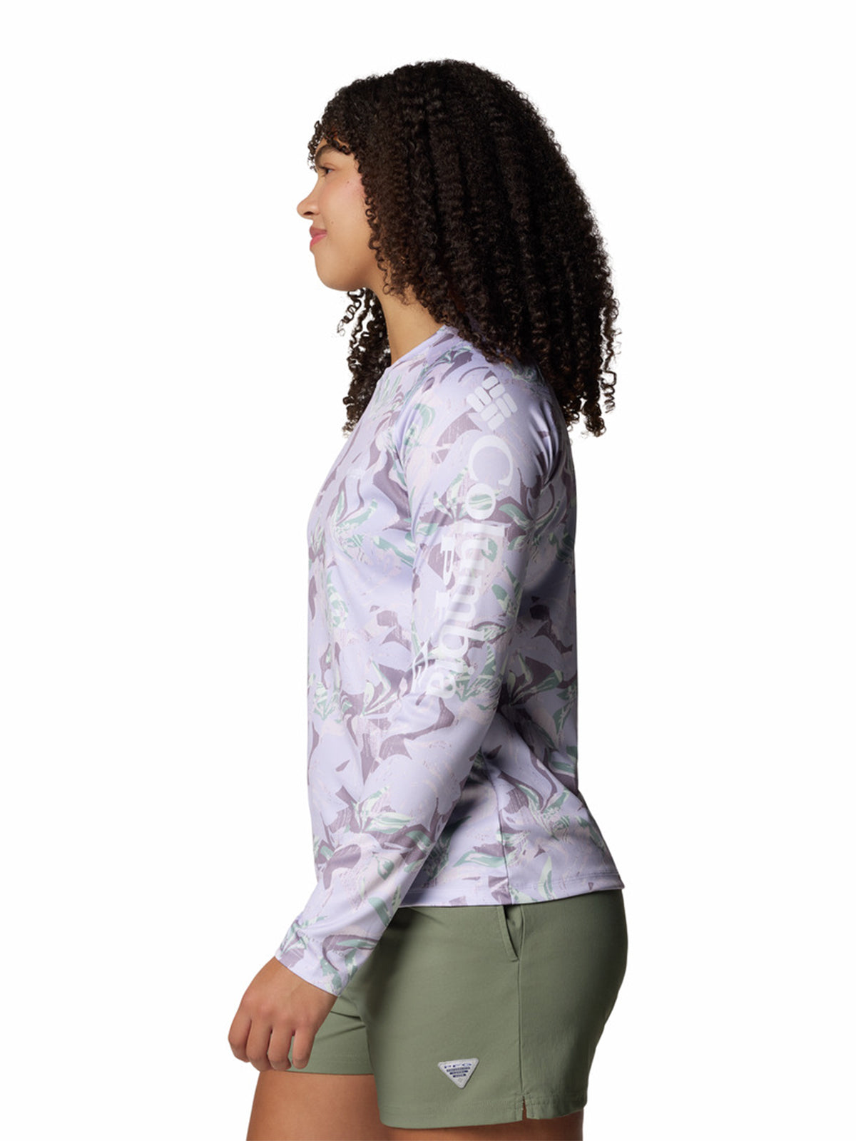 Polera Manga Larga Mujer Super Tidal Morado Columbia