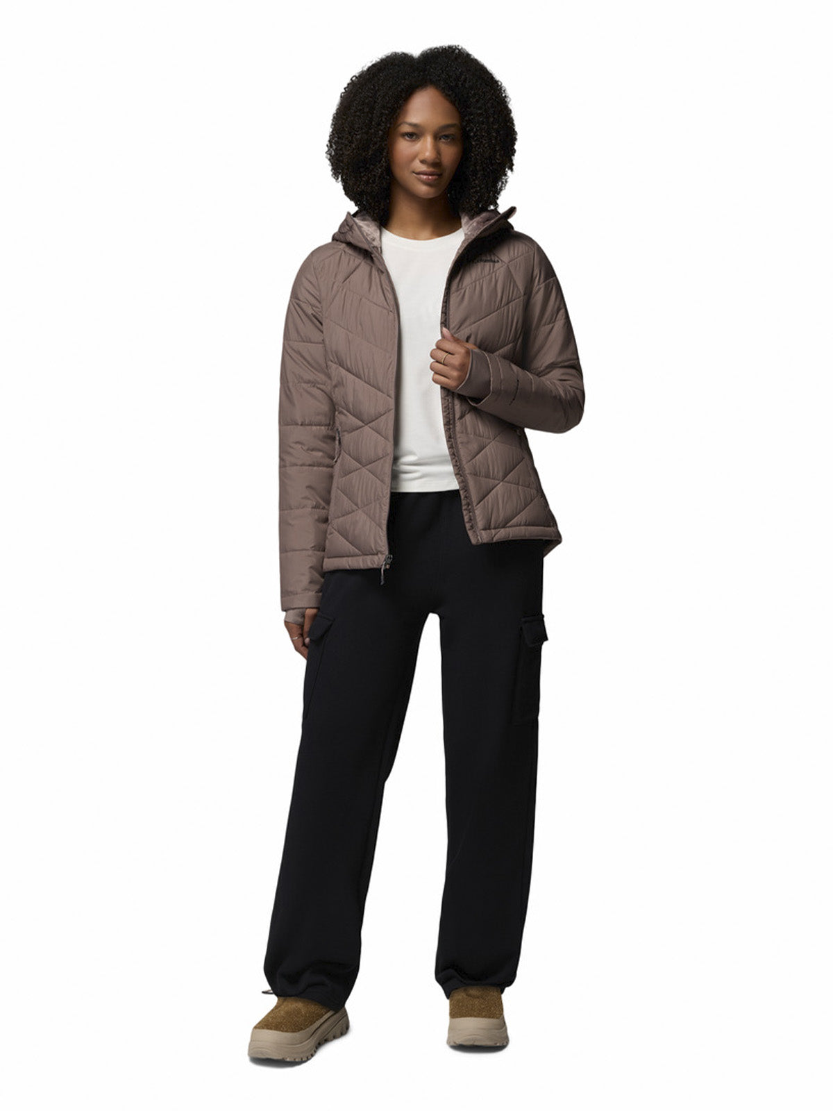 Parka Mujer Heavenly Hdd Gris Columbia