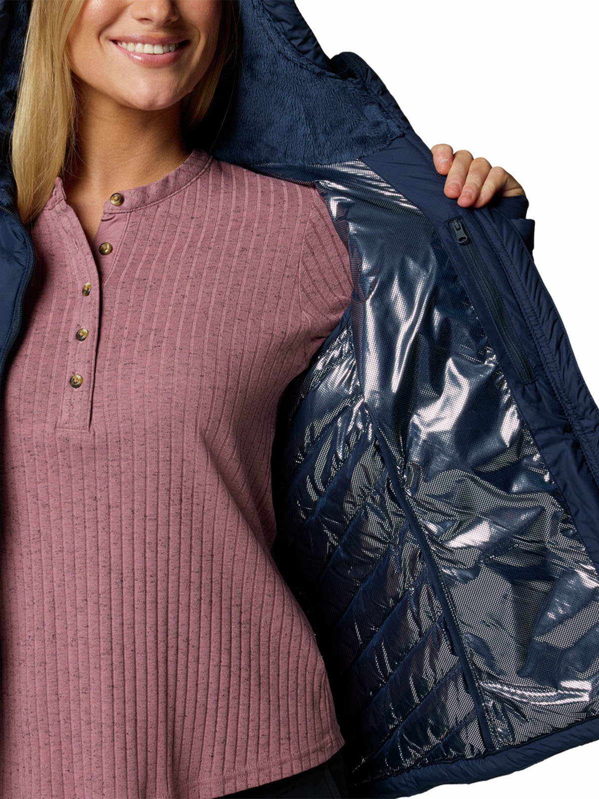 Parka Mujer Heavenly Azul Columbia