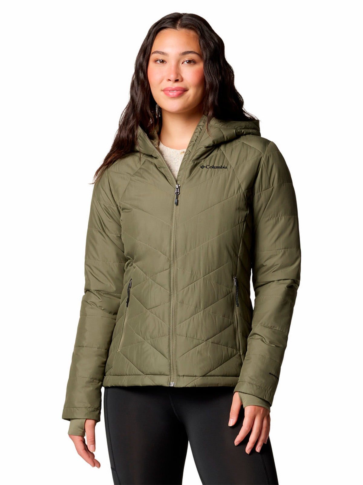 Parka Mujer Heavenly Hoodie Verde Columbia