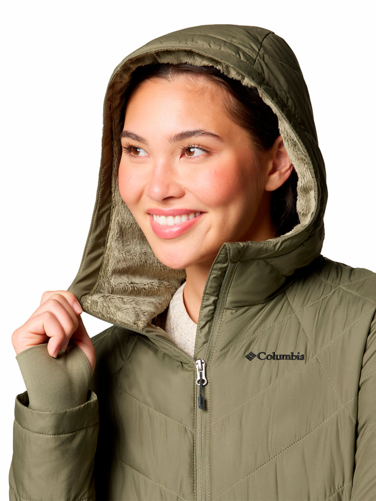 Parka Mujer Heavenly Hoodie Verde Columbia – Columbia Chile