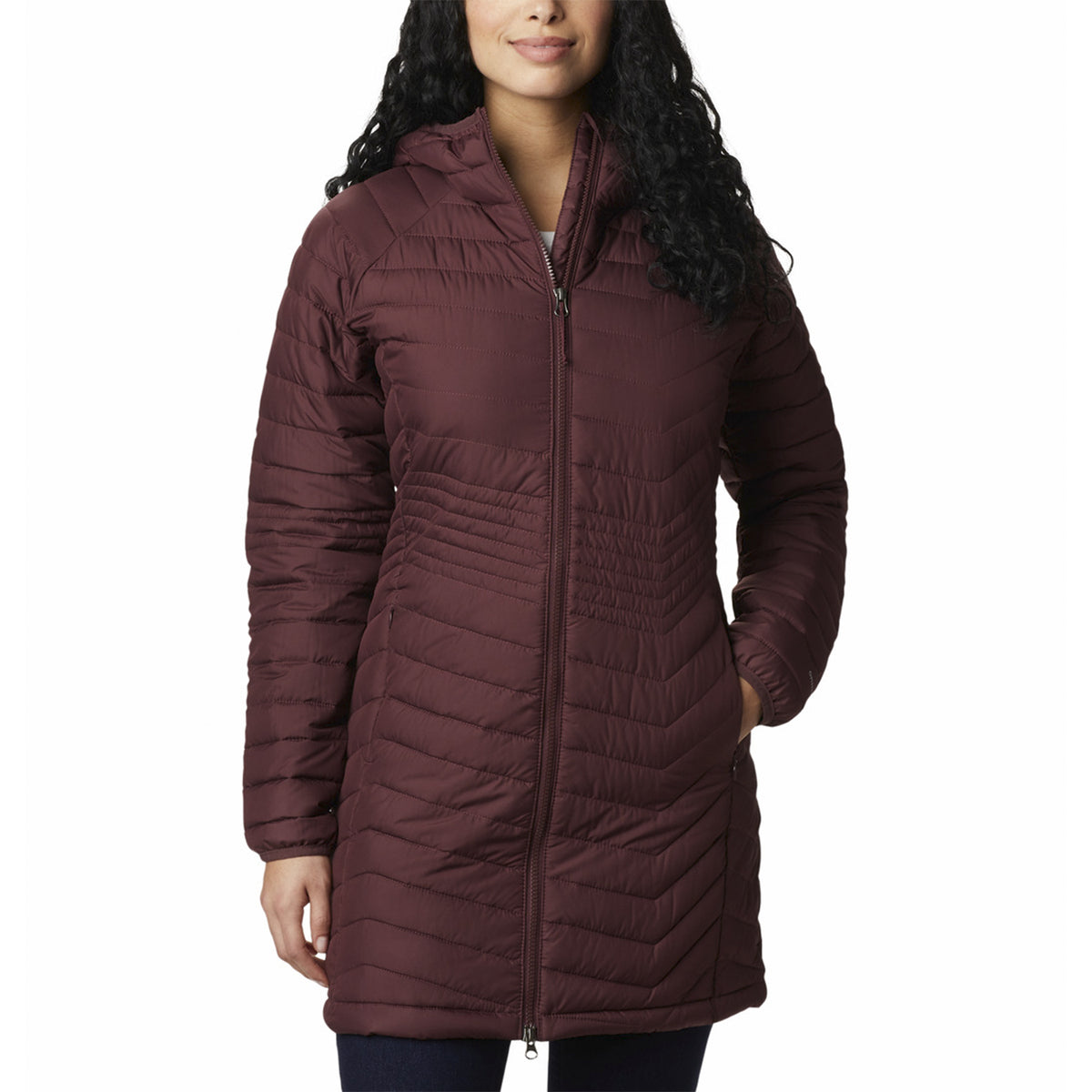 Parka Mujer Powder Lite Mid Morado Columbia