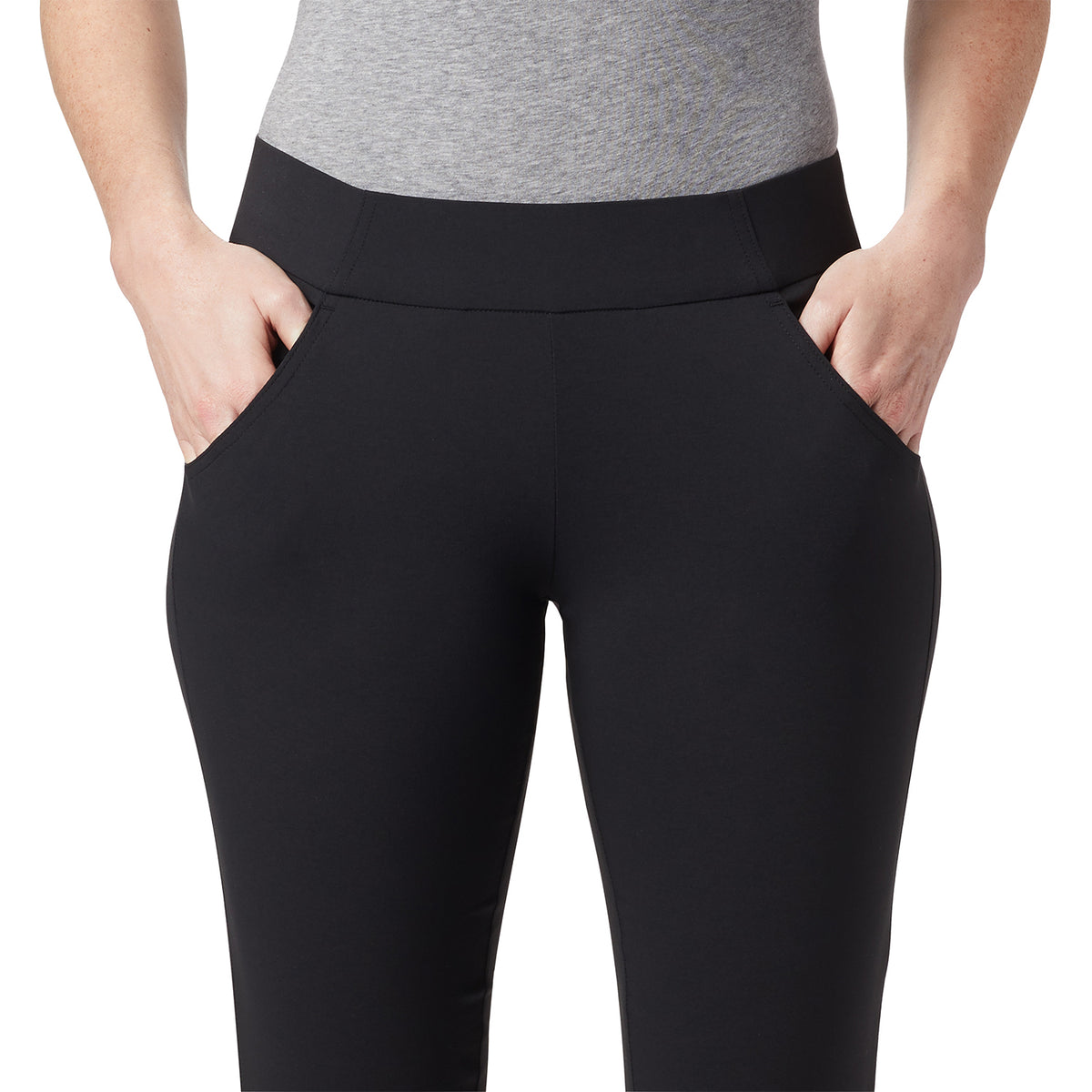 Pantalón Mujer Anytime Casual Pull Negro Columbia