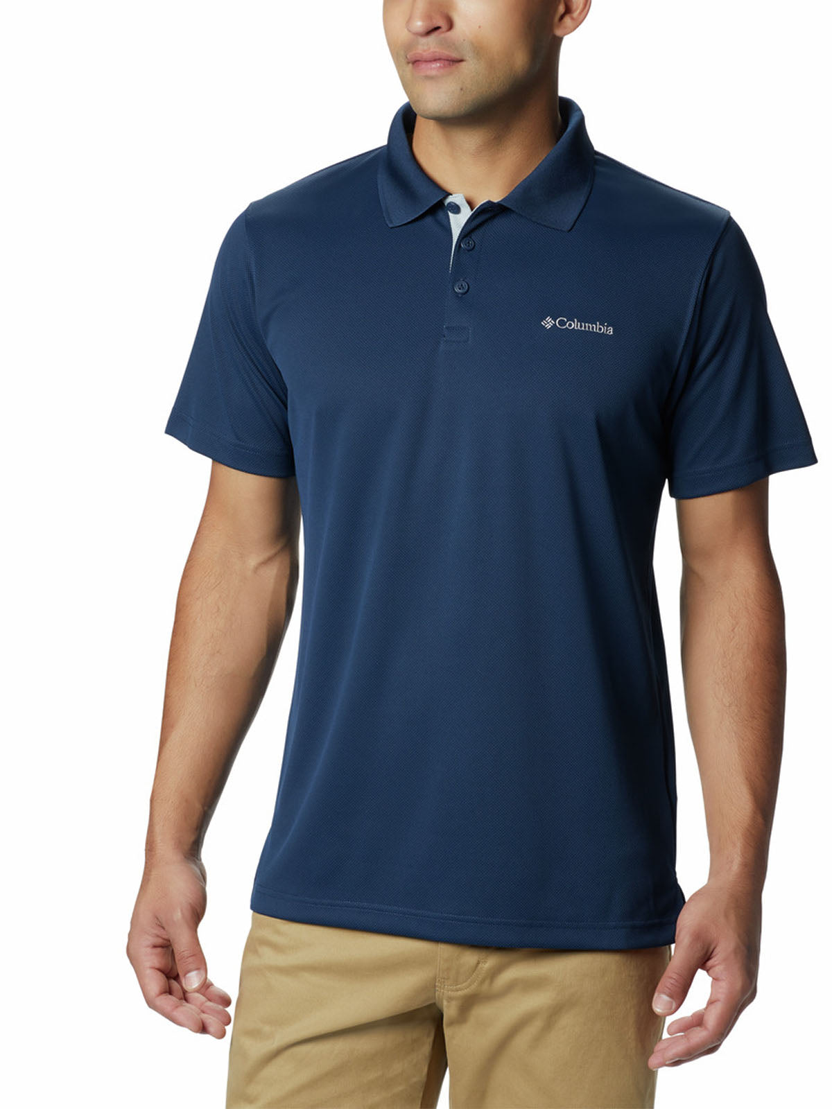 Polera Manga Corta Hombre Utilizer Azul Columbia