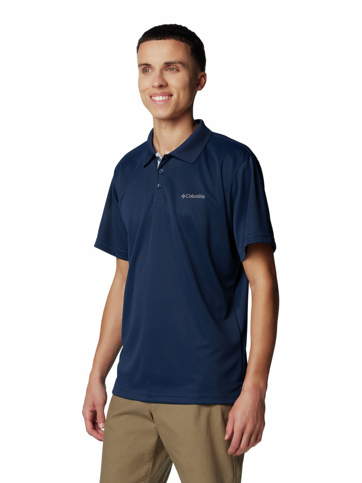 Polera Manga Corta Hombre Utilizer Azul Columbia
