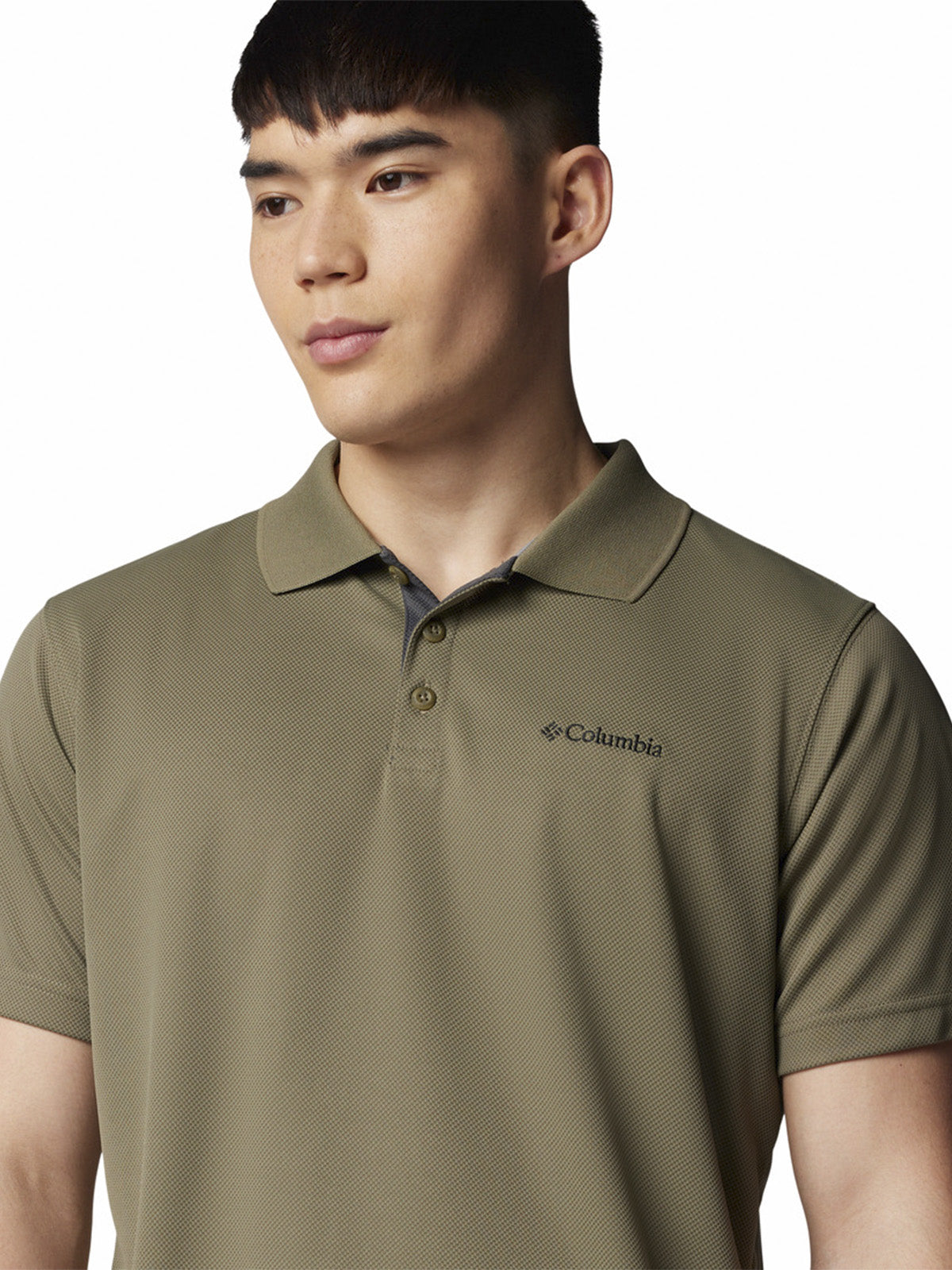 Polera Manga Corta Hombre Utilizer Polo Verde Columbia
