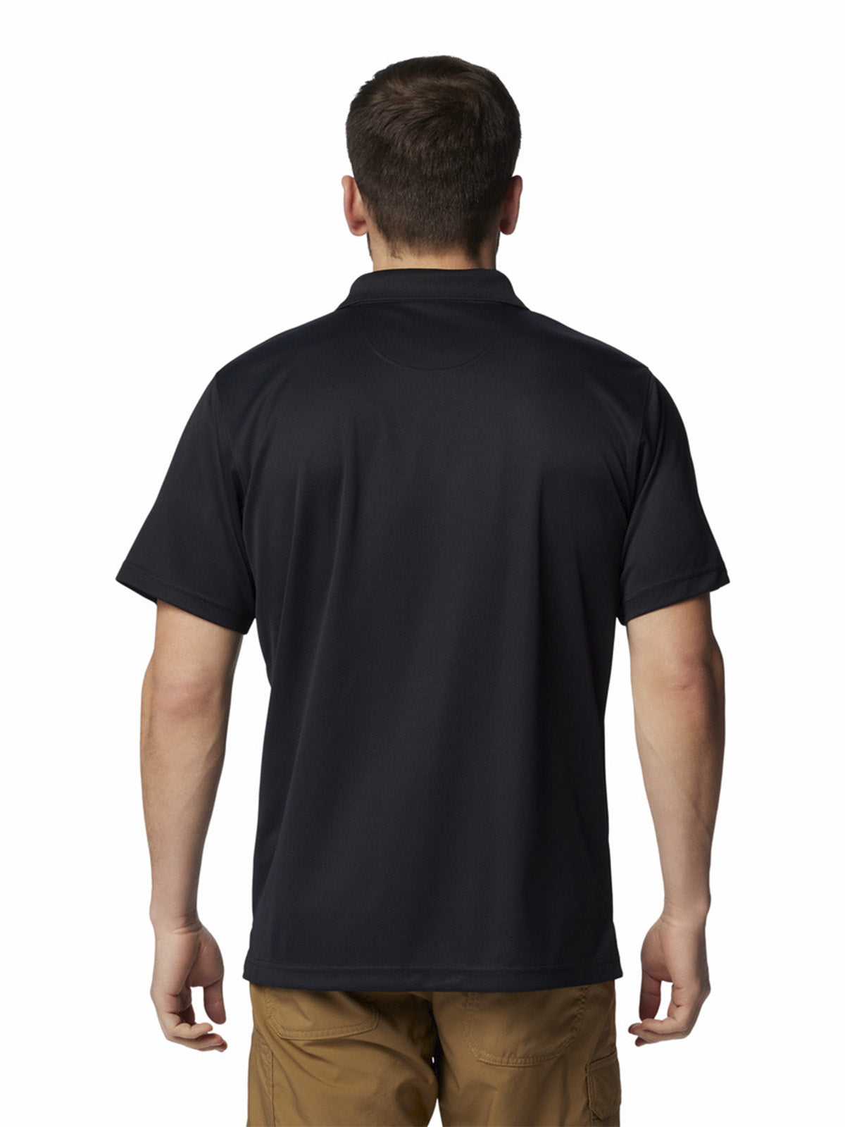 Polera Manga Corta Hombre Utilizer Polo Negro Columbia