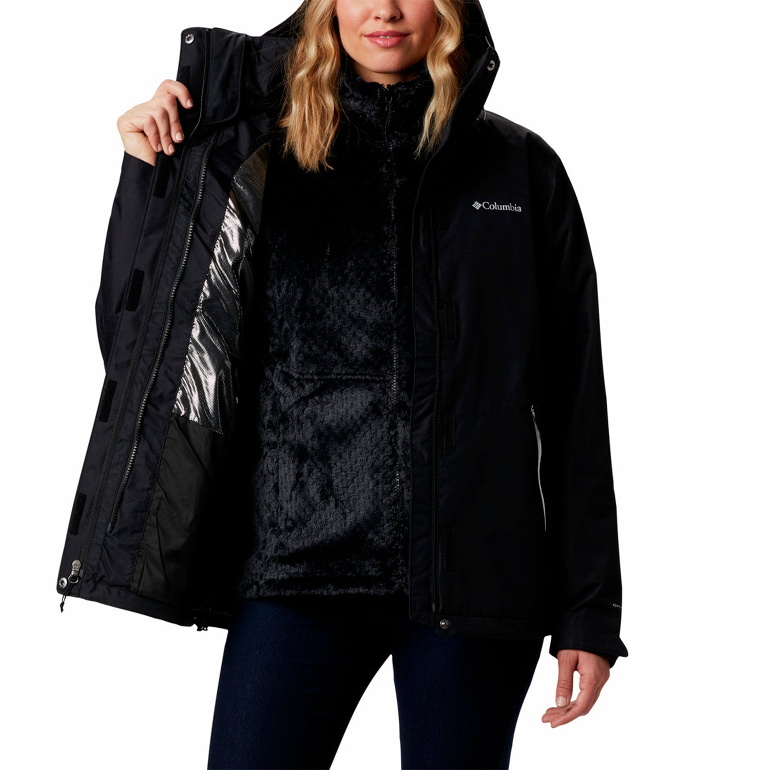 Parka Mujer Bugaboo II Interchange Negro Columbia