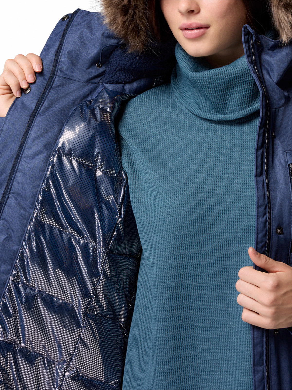 Parka Mujer Suttle Mountain Azul Columbia