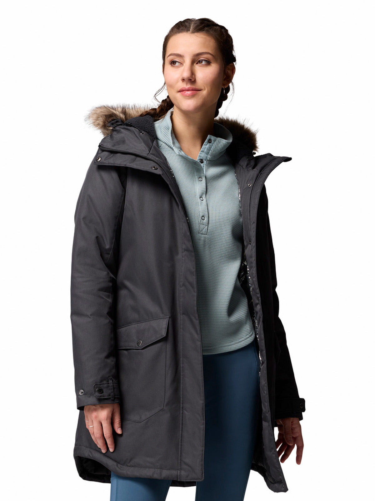 Parka Mujer Suttle Mountain Negro Columbia
