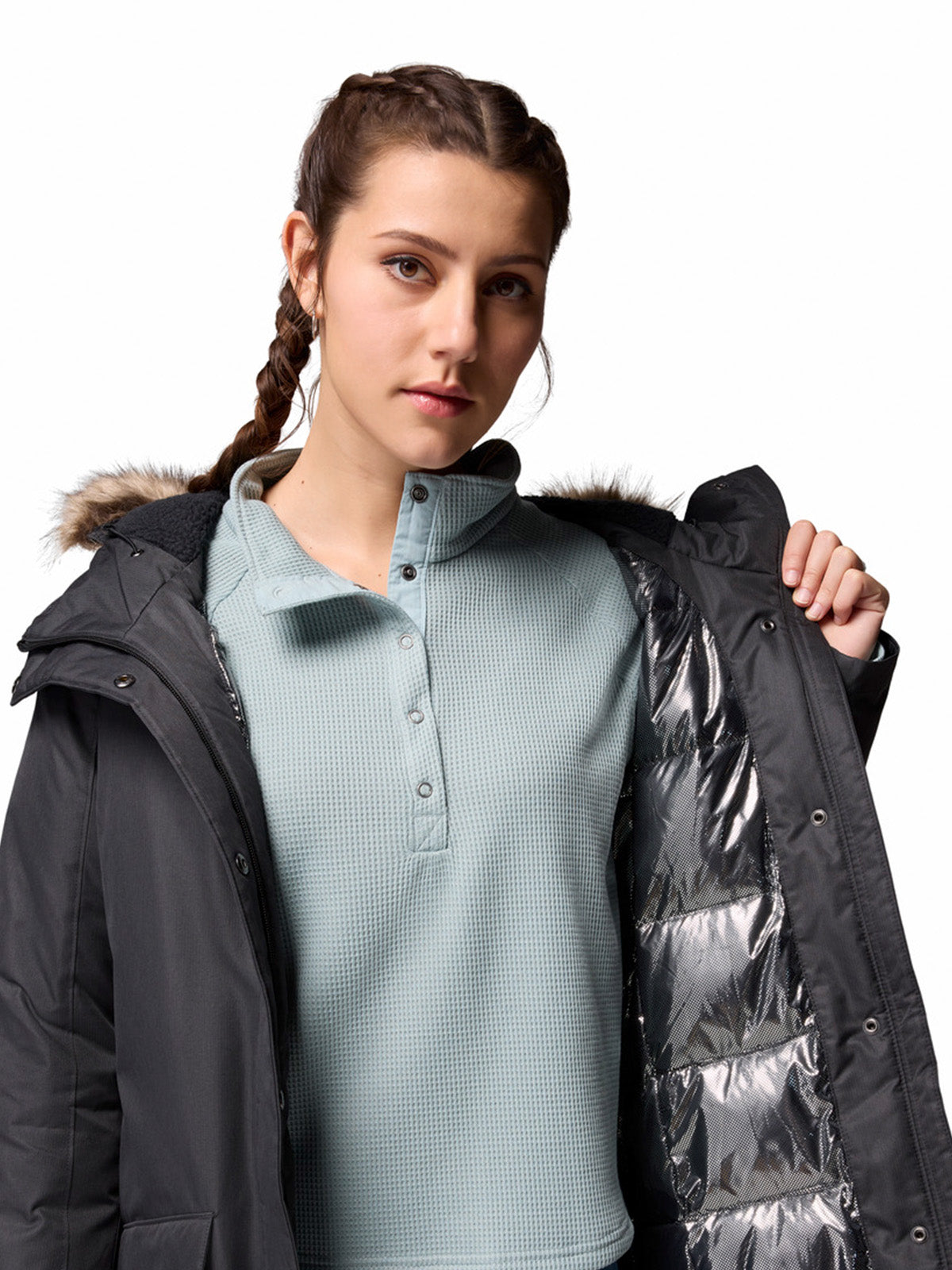 Parka Mujer Suttle Mountain Negro Columbia