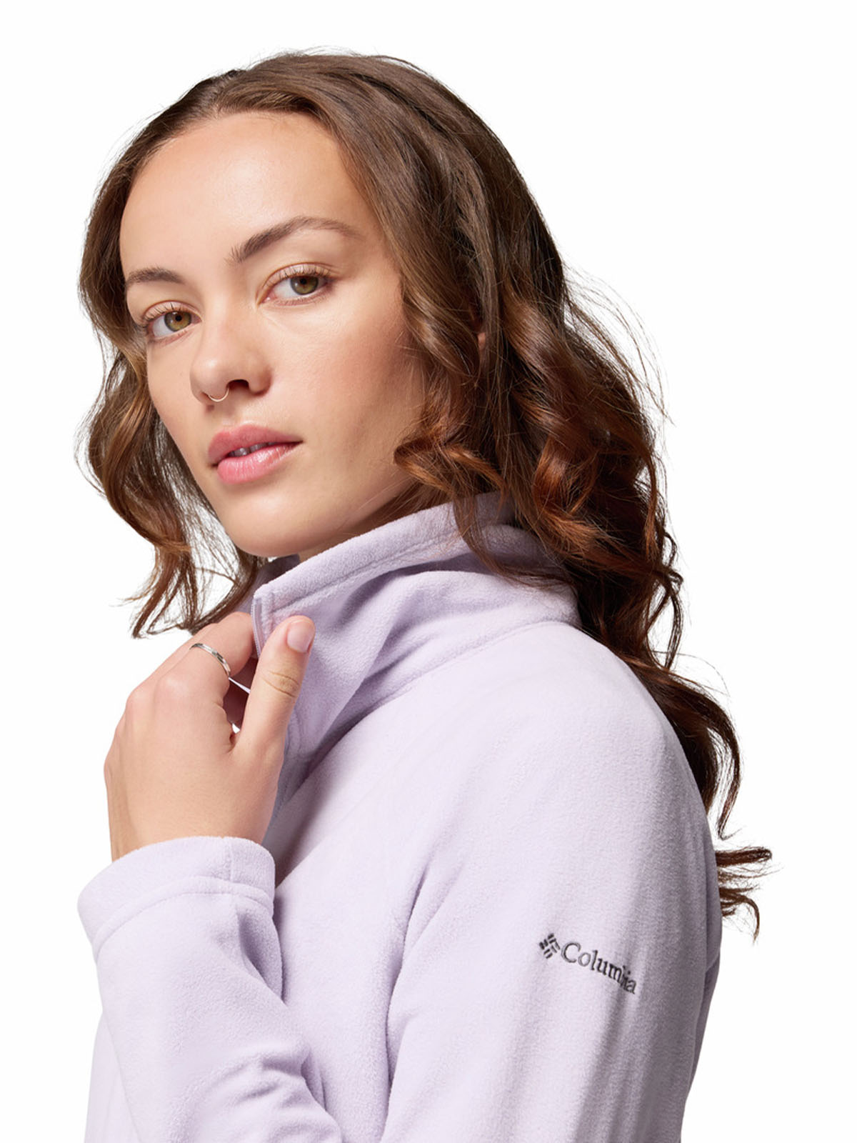 Polar Mujer Glacial IV Half Zip Morado Columbia
