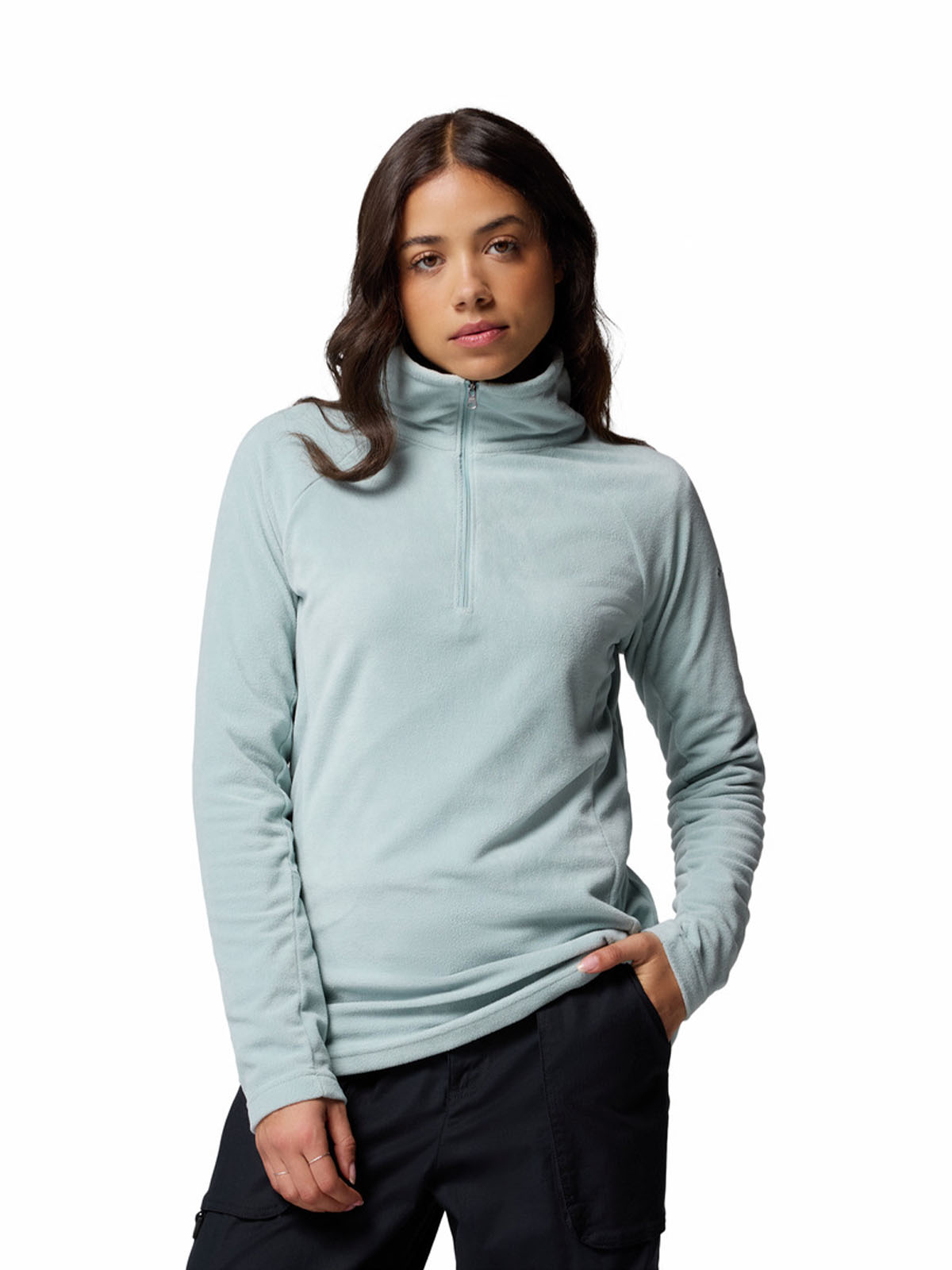 Polar Mujer Glacial IV Half Zip Celeste Columbia