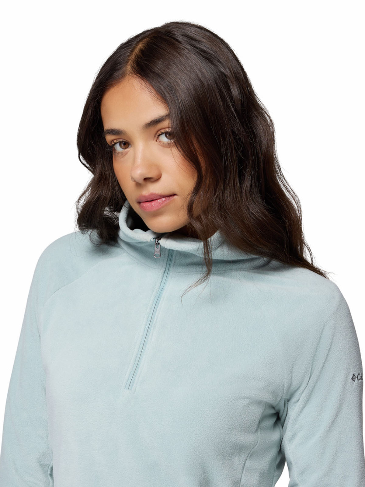 Polar Mujer Glacial IV Half Zip Celeste Columbia