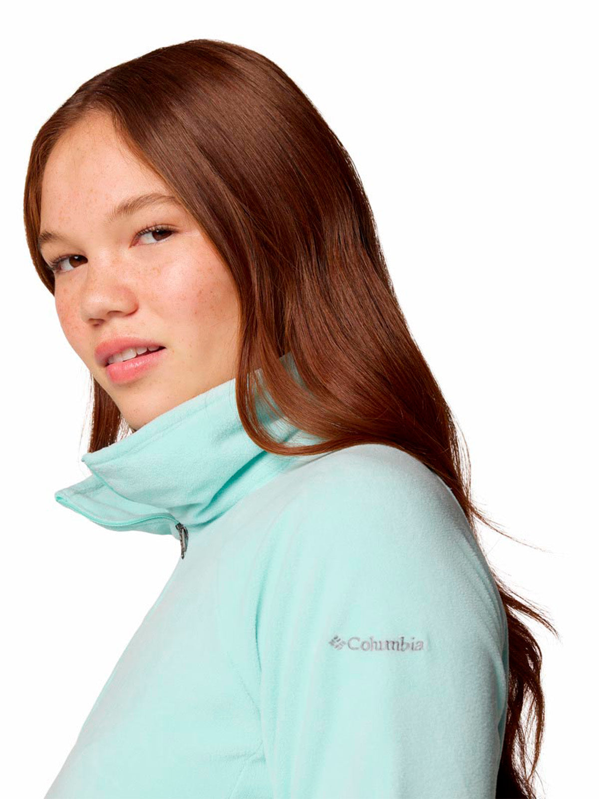 Polar Mujer Glacial IV 1/2 Zip Verde Columbia