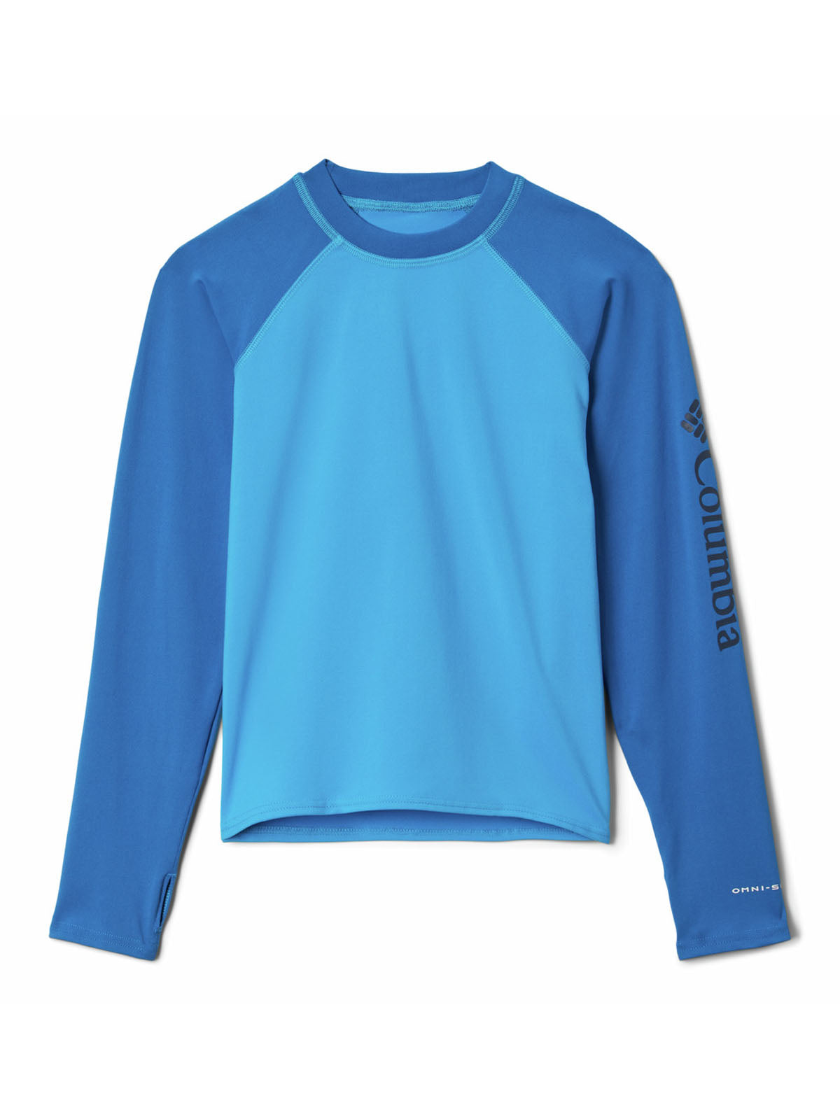 Polera Manga Larga Niño Sandy Shores Azul Columbia