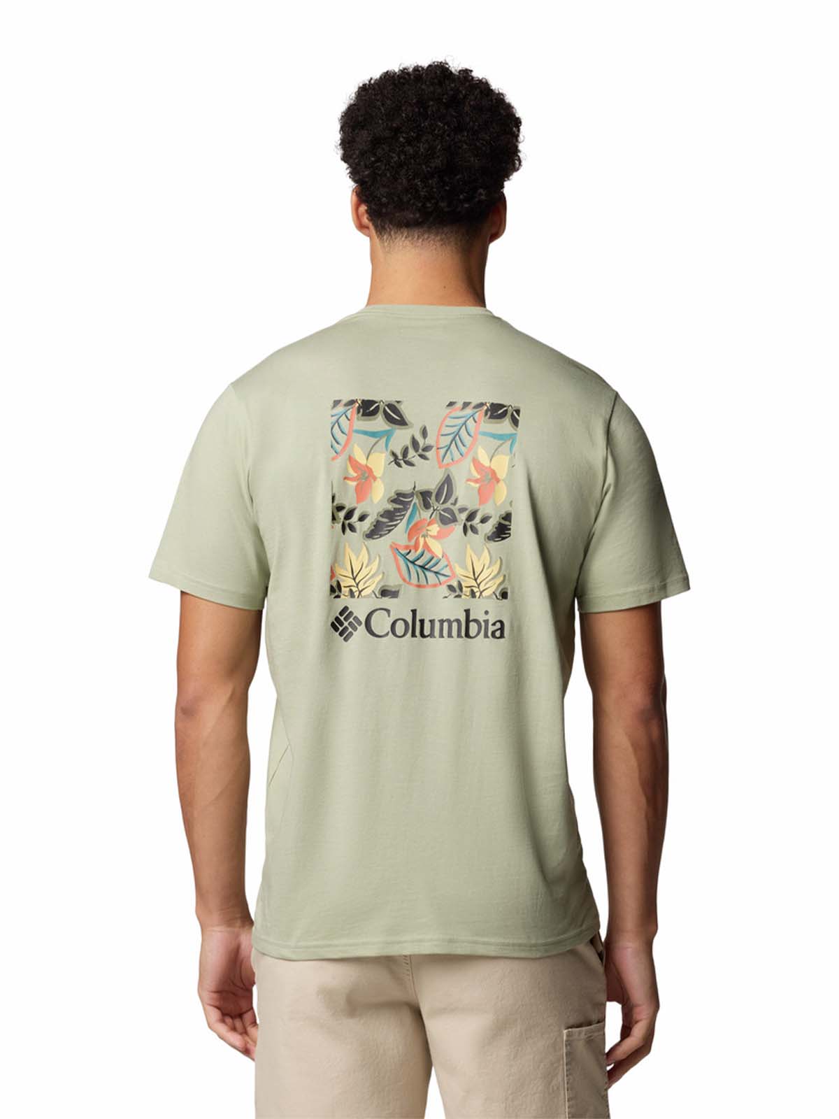 Polera Manga Corta Hombre North Cascades Beige Columbia
