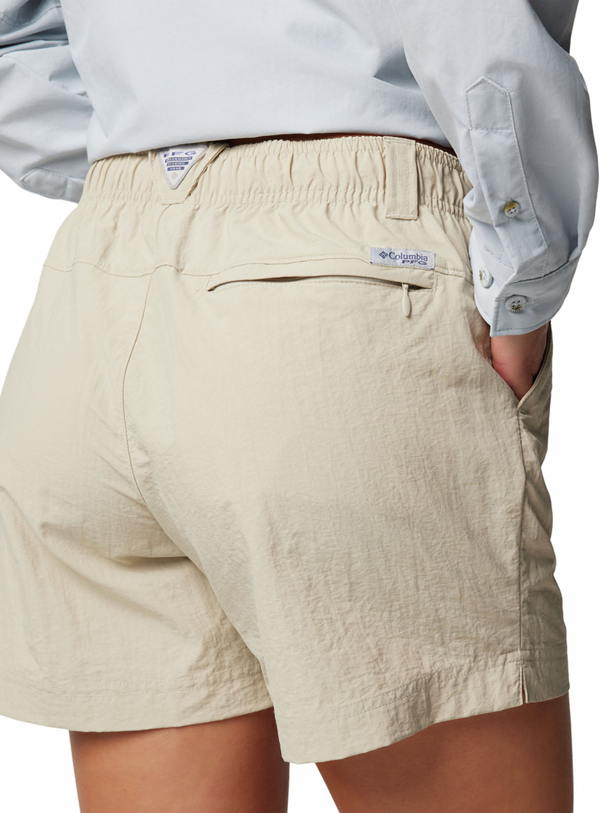 Short Mujer Backcast Water Beige Columbia