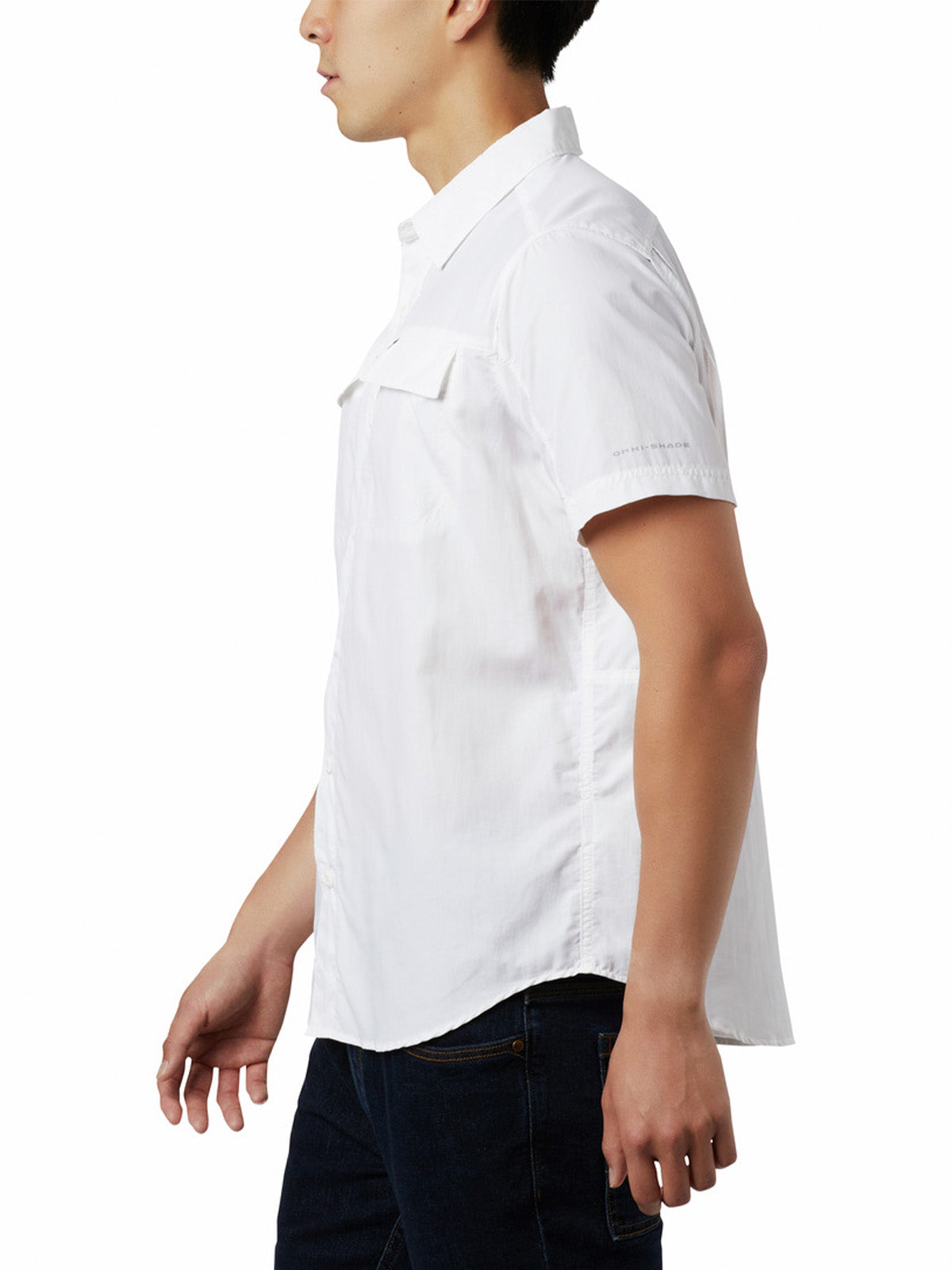 Camisa Manga Corta Hombre Silver Ridge 2.0 Blanco Columbia