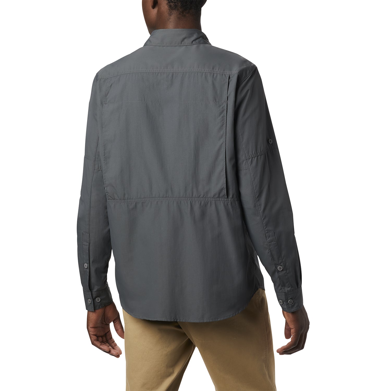 Camisa Manga Larga Hombre Silver Ridge 2.0 Gris Columbia