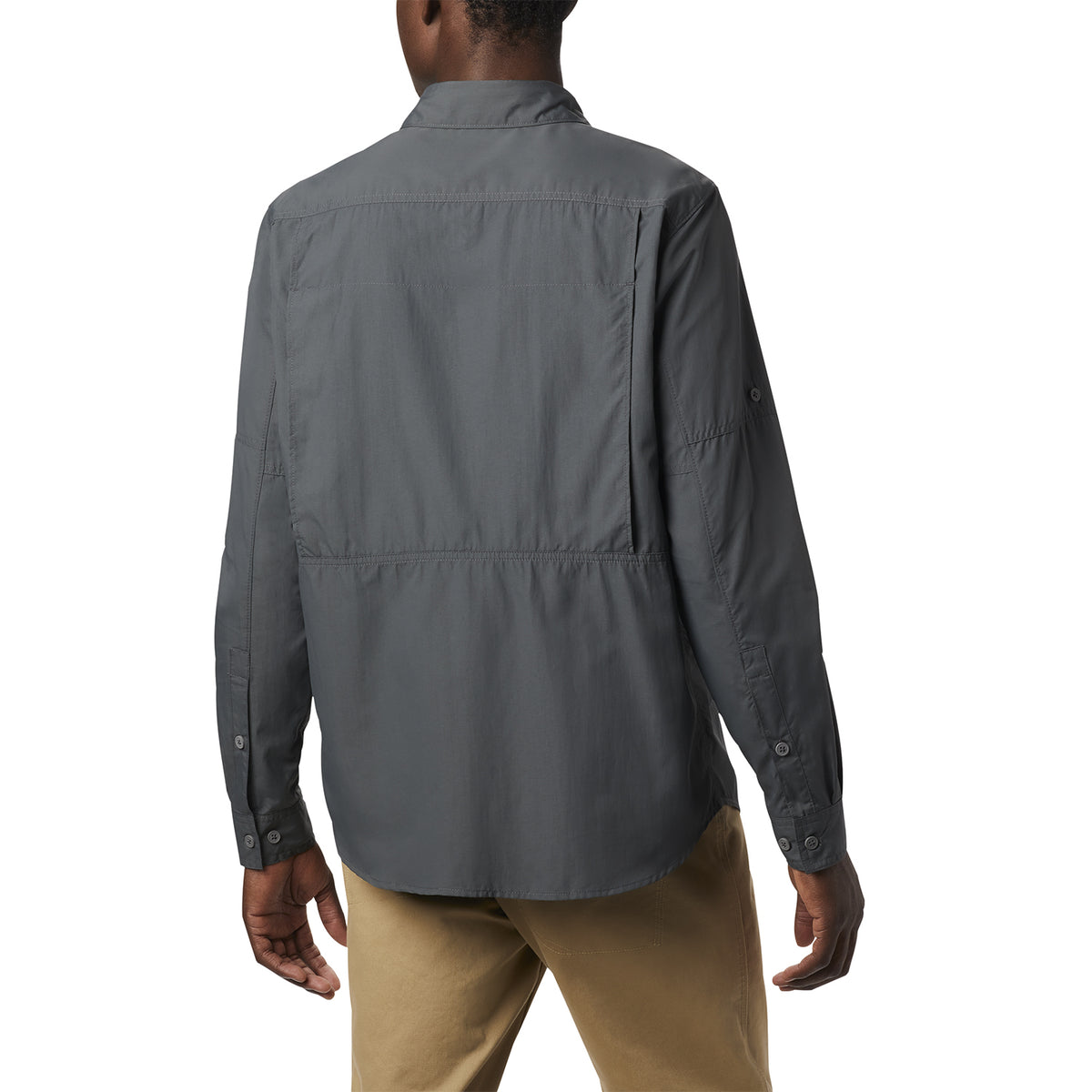 Camisa Manga Larga Hombre Silver Ridge 2.0 Gris Columbia