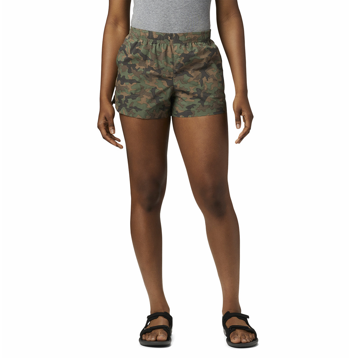 Short Mujer Sandy River II Printed Verde Columbia