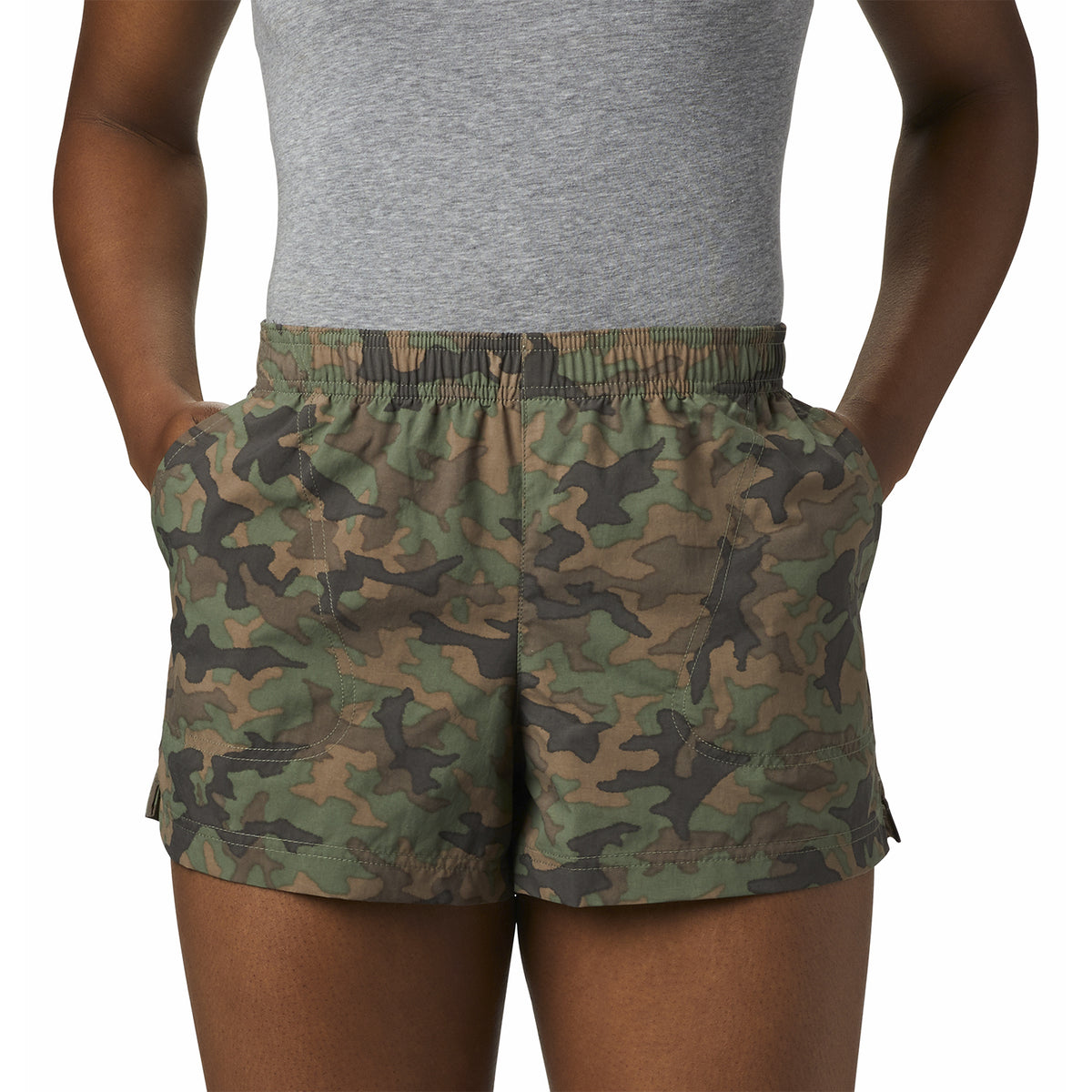 Short Mujer Sandy River II Printed Verde Columbia