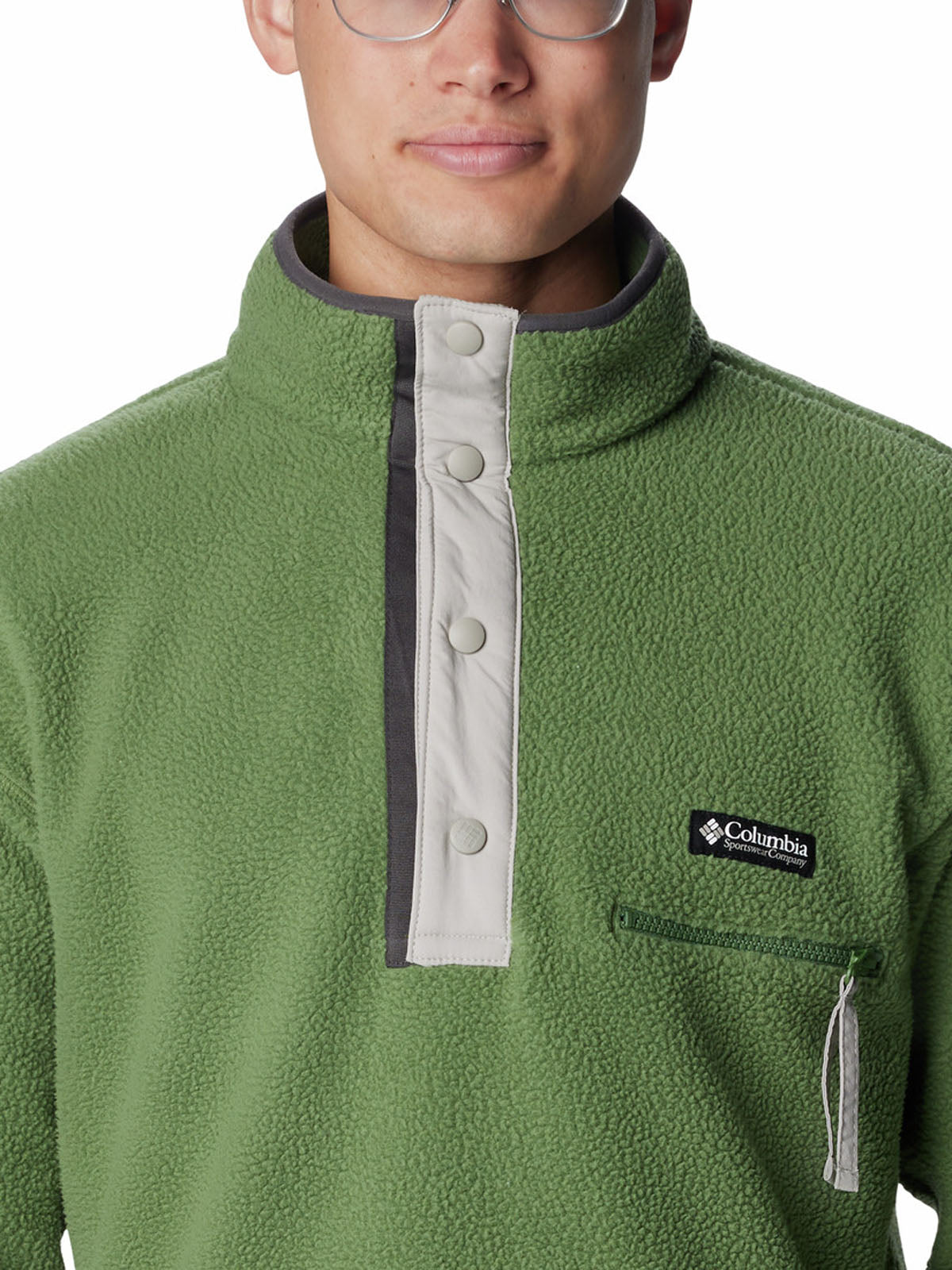 Polar Hombre Helvetia Half Snap Verde Columbia