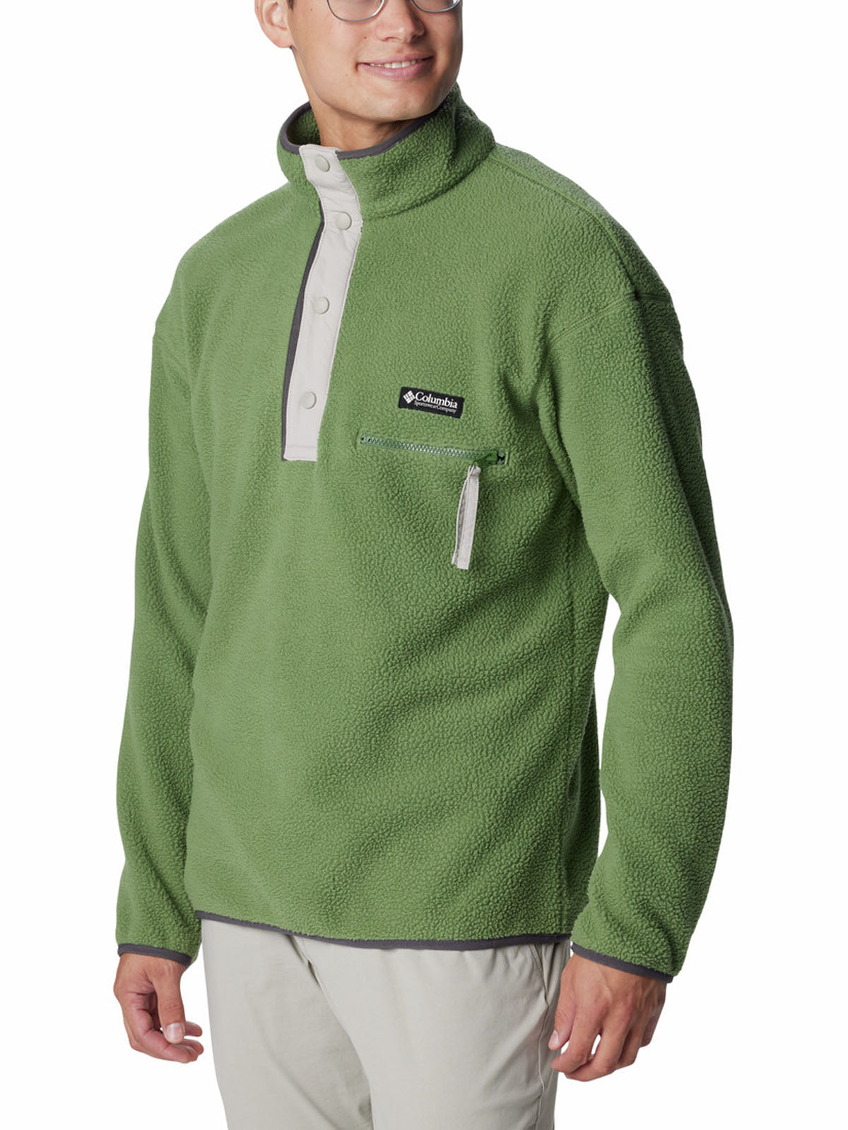 Polar Hombre Helvetia Half Snap Verde Columbia