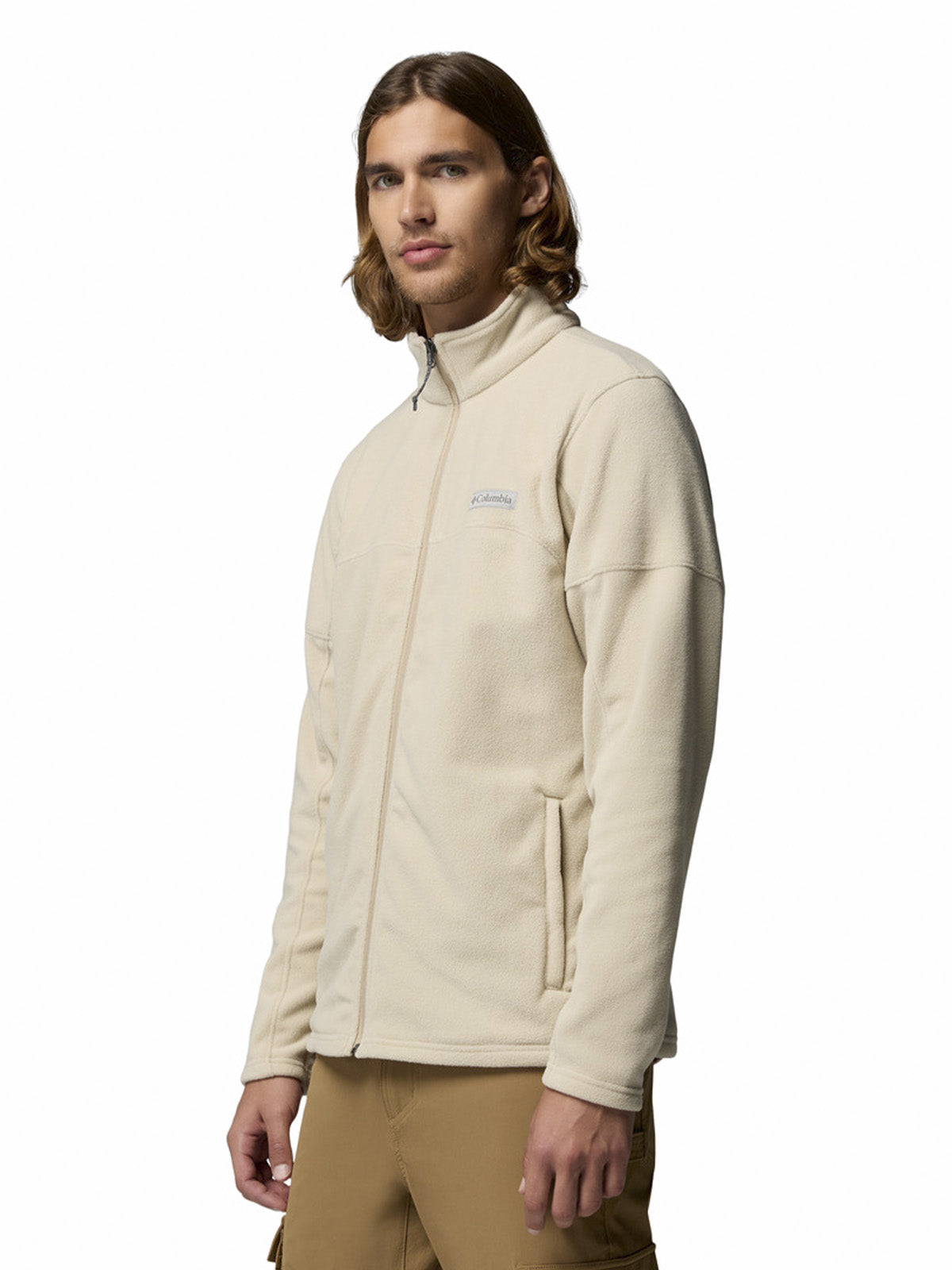 Polar Hombre Basin Trail Full Zip Beige Ancient Fossil Outdoor Columbia
