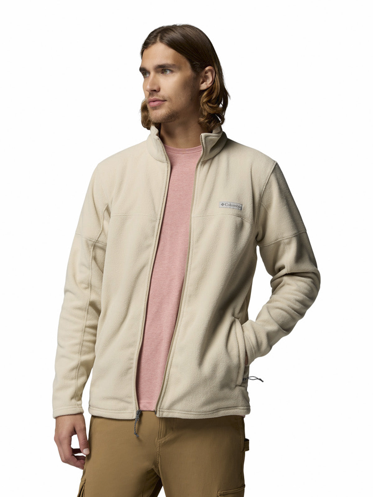 Polar Hombre Basin Trail Full Zip Beige Ancient Fossil Outdoor Columbia