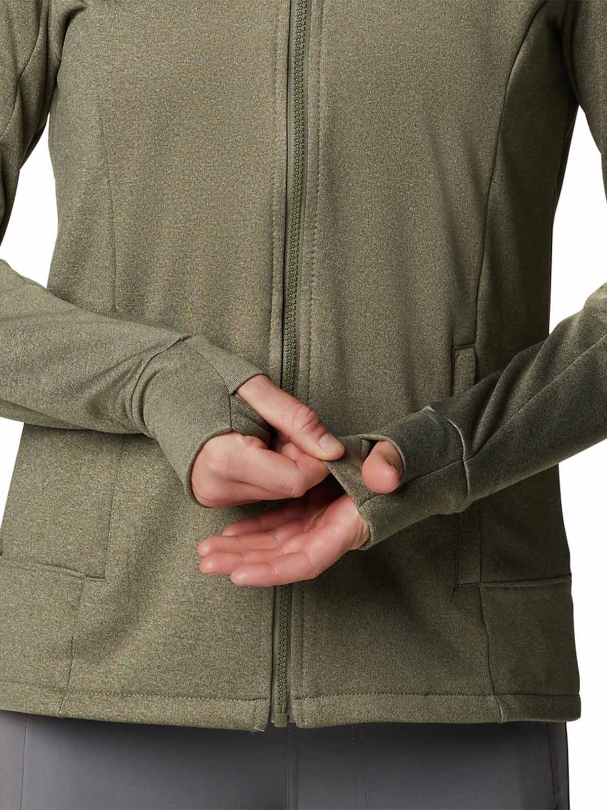 Polerón Mujer Windgates Full Zip Verde Columbia