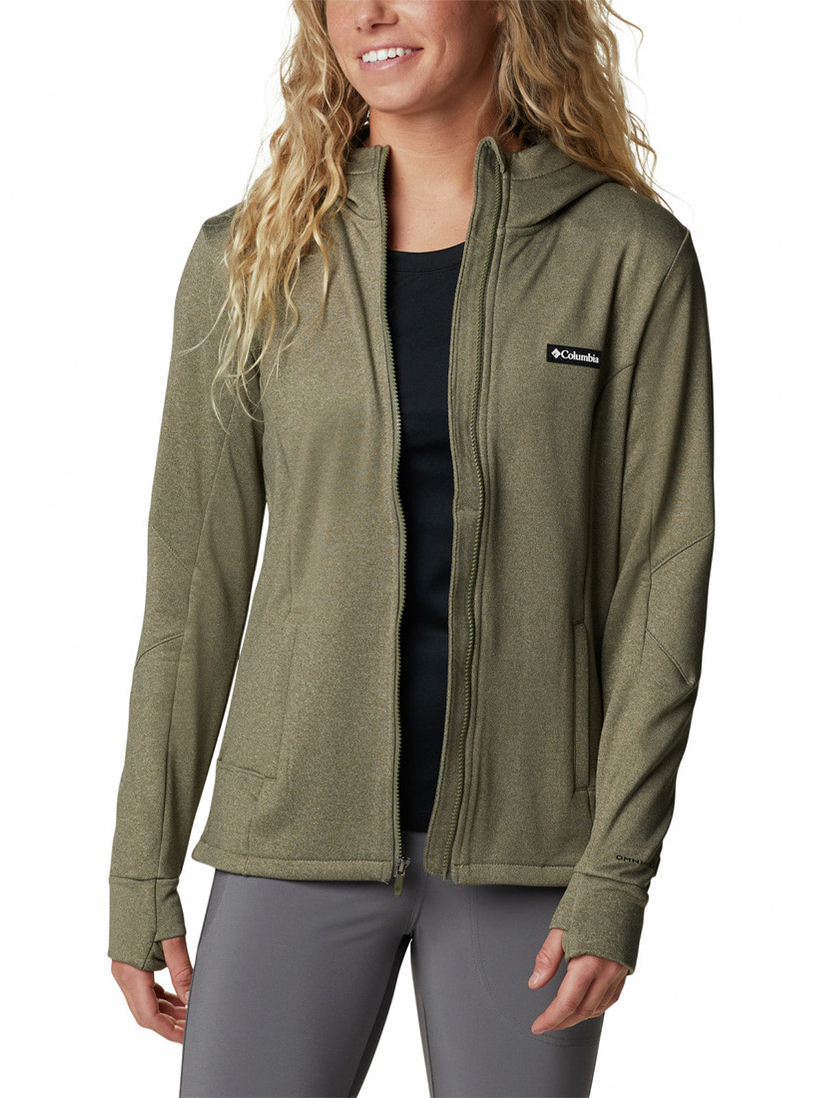 Polerón Mujer Windgates Full Zip Verde Columbia