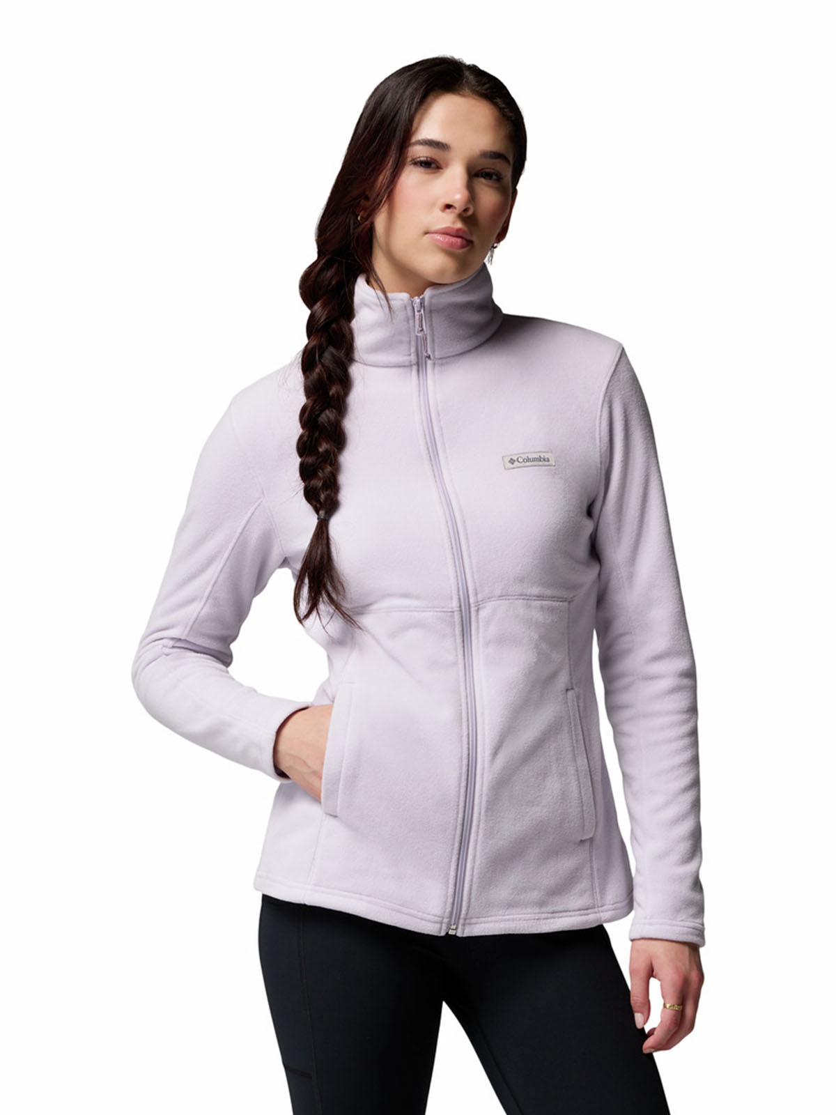 Polar Mujer Basin Trail III Full Zip Morado Columbia
