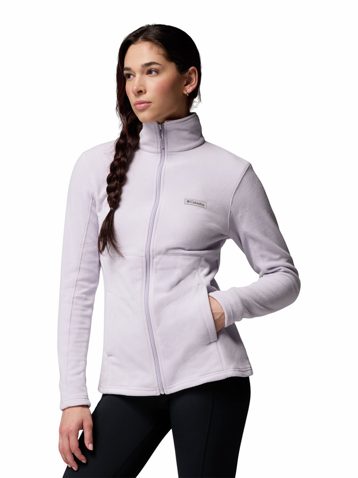 Polar Mujer Basin Trail III Full Zip Morado Columbia