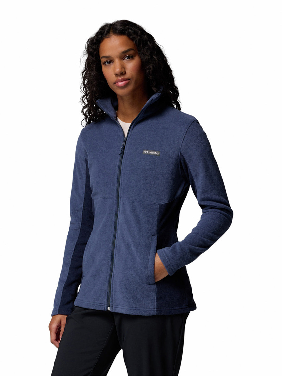 Polerón Mujer Basin Trail Full Zip Azul Columbia – Columbia Chile