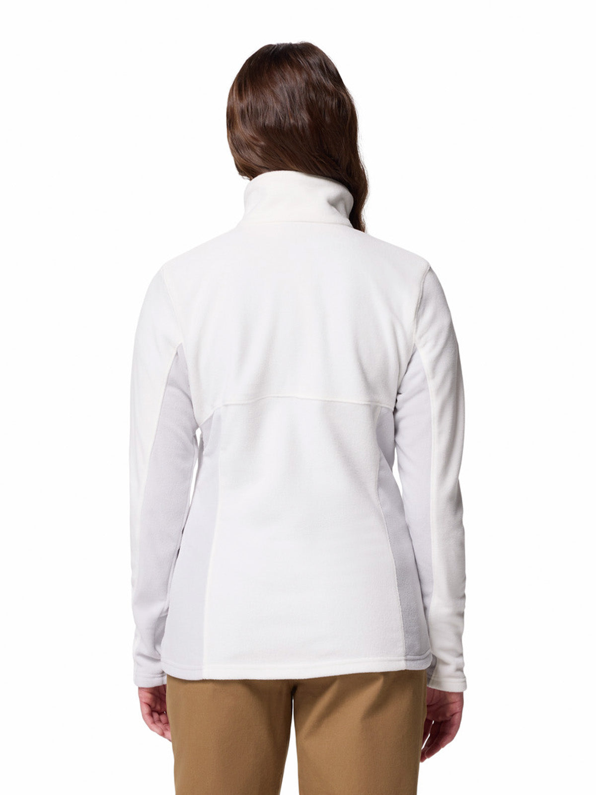 Polerón Mujer Basin Trail III Full Zip Blanco Columbia