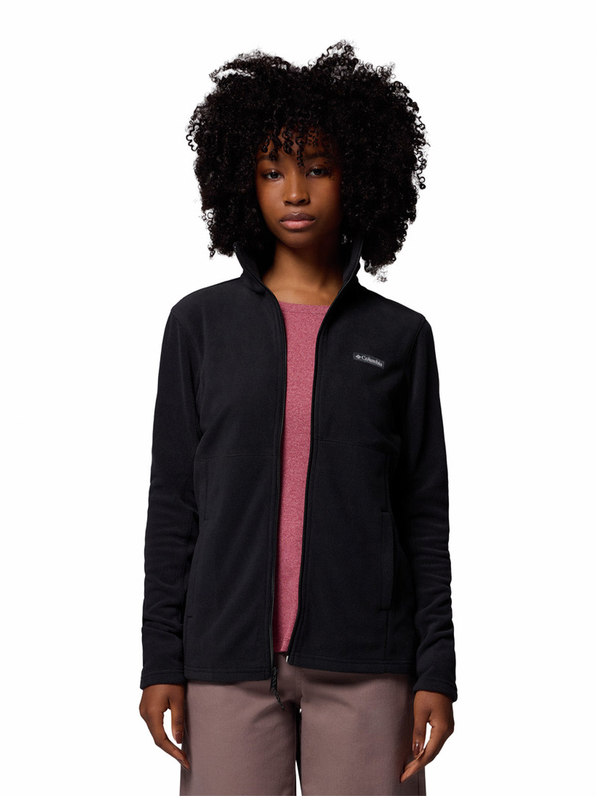 Polerón Mujer Basin Trail III Full Zip Negro Columbia