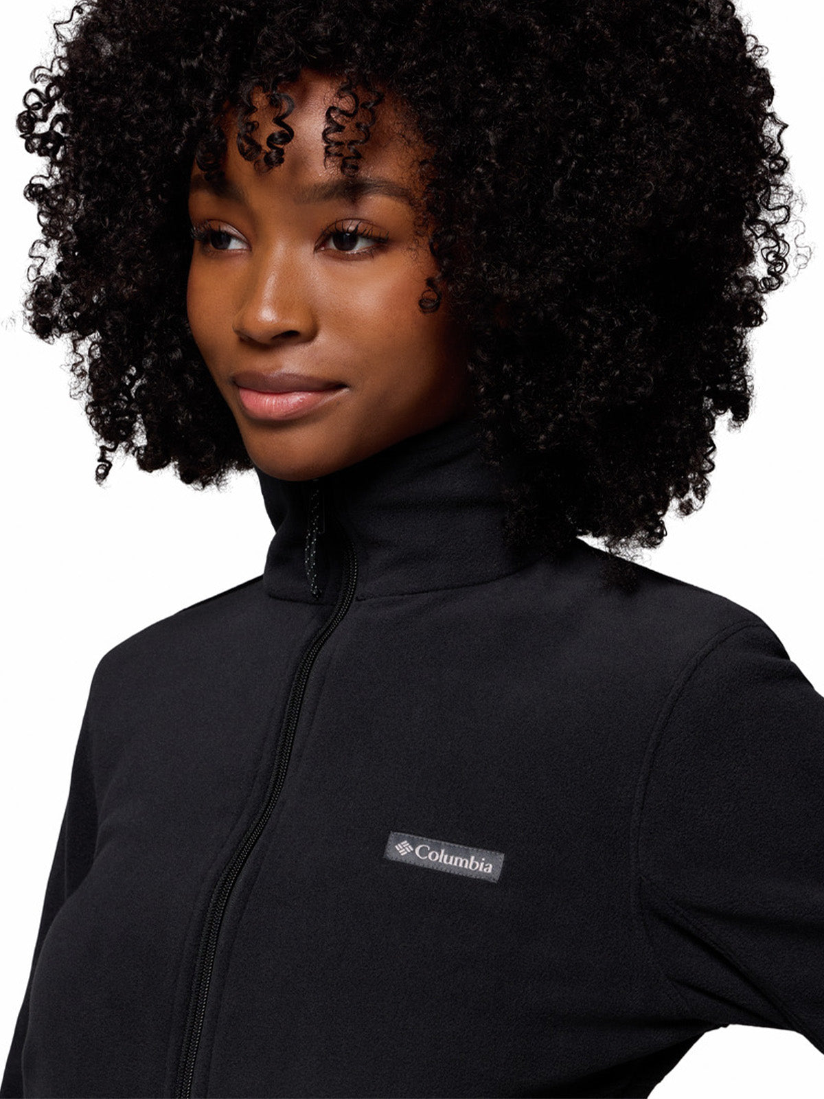 Polerón Mujer Basin Trail III Full Zip Negro Columbia