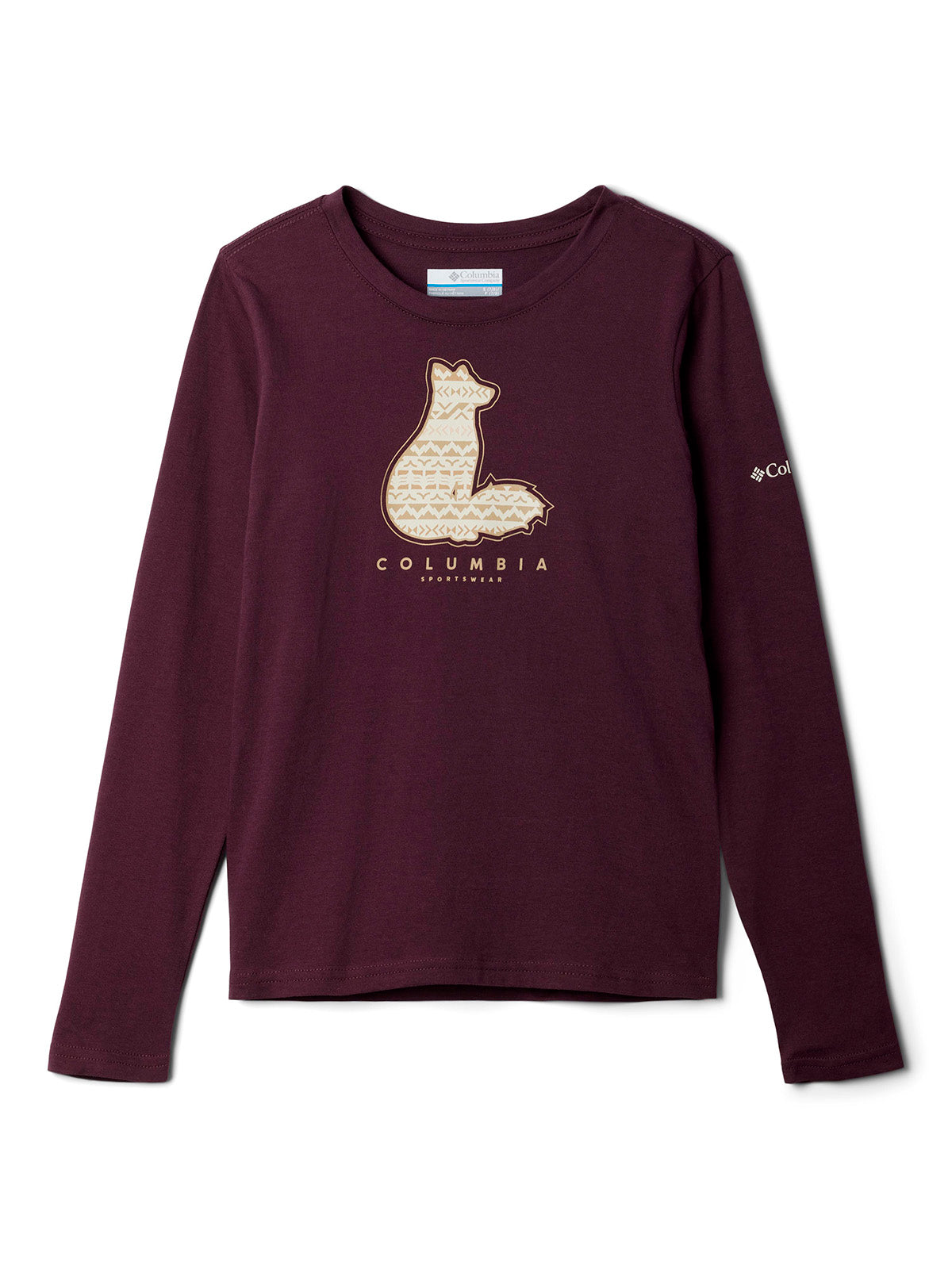 Polera Manga Larga Niña Hazeldel Hill Morado Columbia