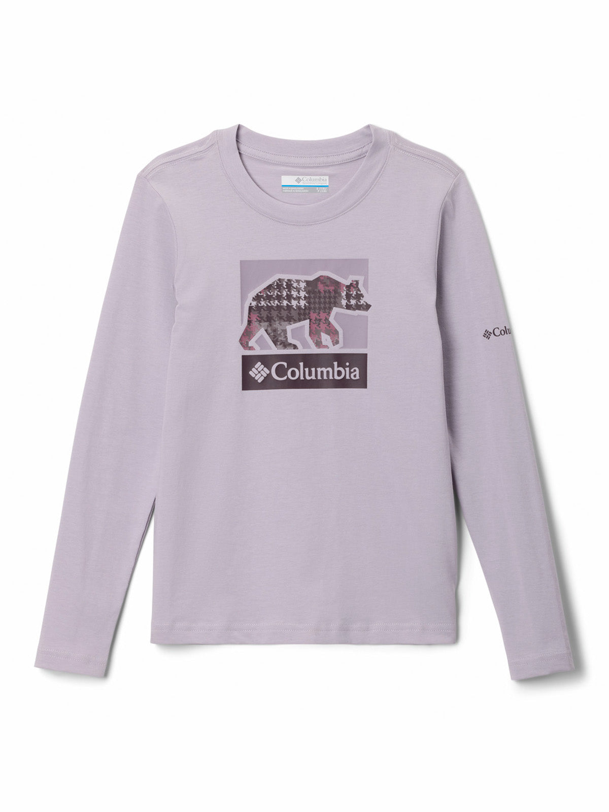 Polera Manga Larga Niña Hazeldel Hill Graphic Morado Columbia