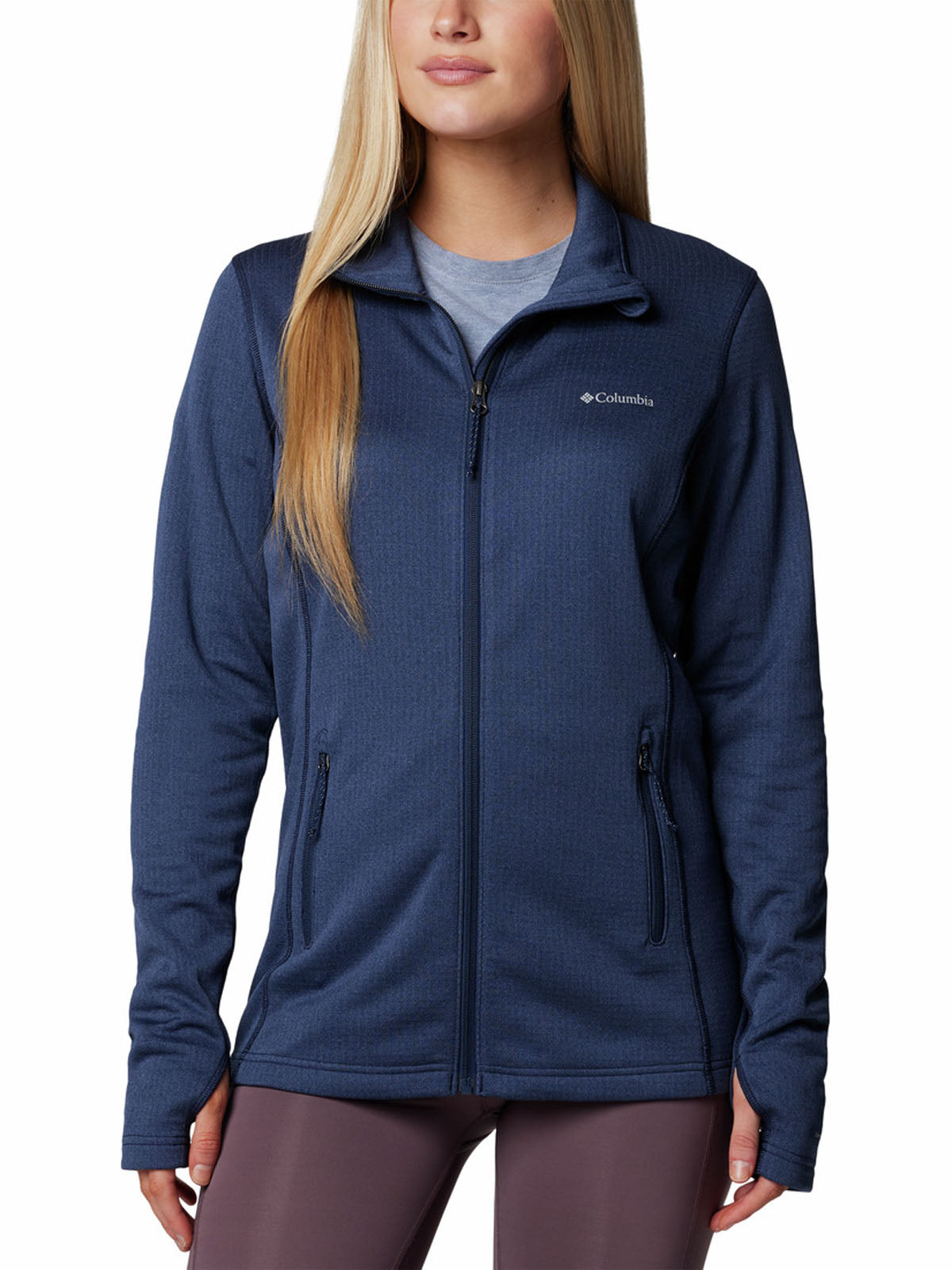 Polar Mujer Park View Grid Azul Columbia