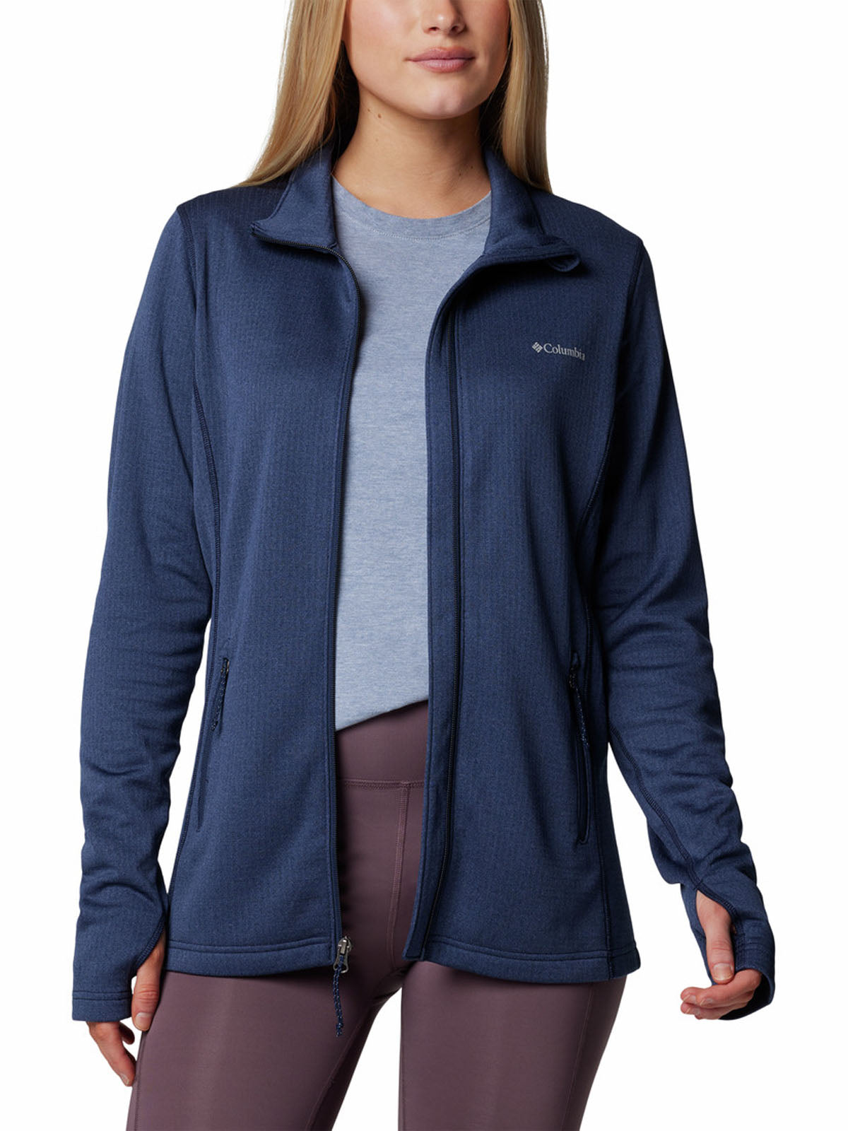 Polar Mujer Park View Grid Azul Columbia