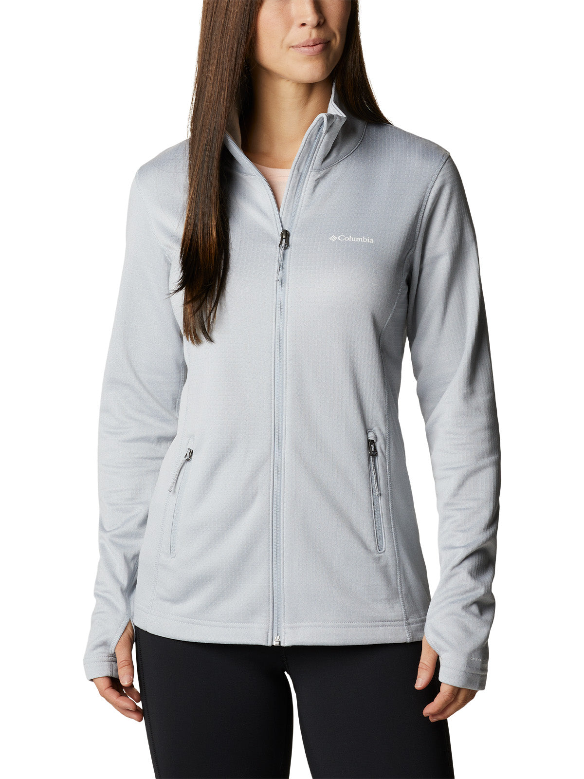 Polar Mujer Park View Grid Gris Columbia