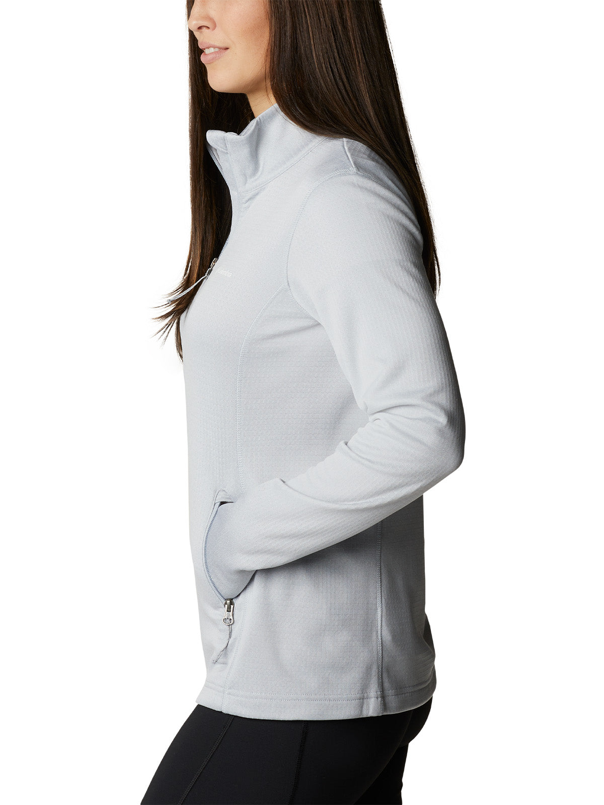 Polar Mujer Park View Grid Gris Columbia