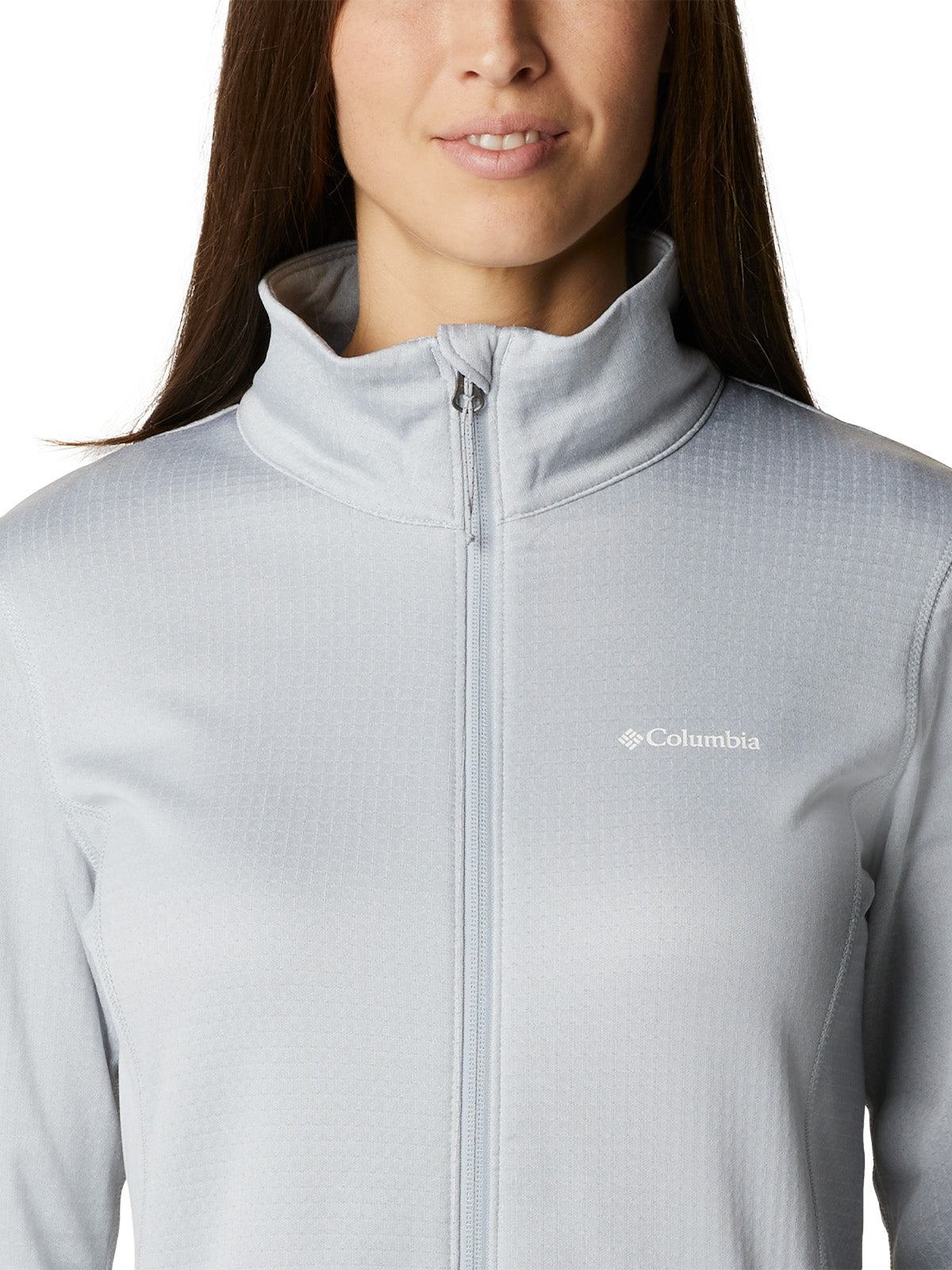 Polar Mujer Park View Grid Gris Columbia