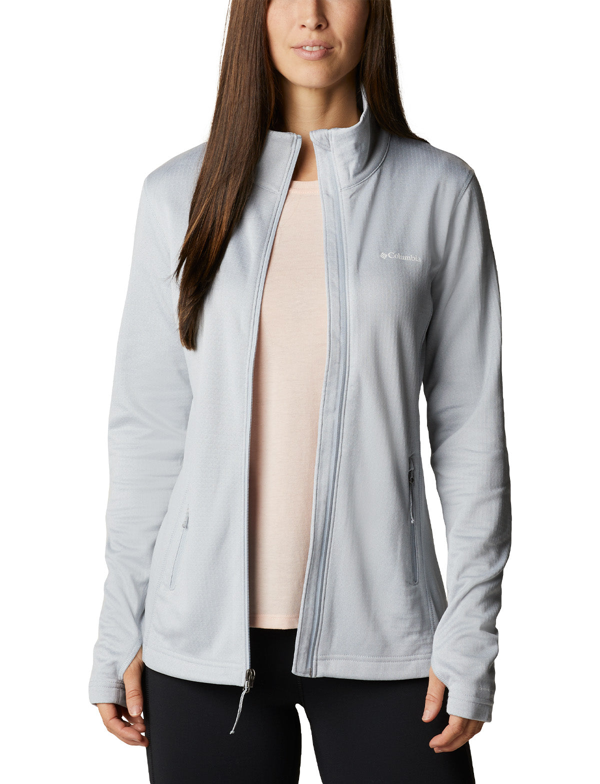 Polar Mujer Park View Grid Gris Columbia